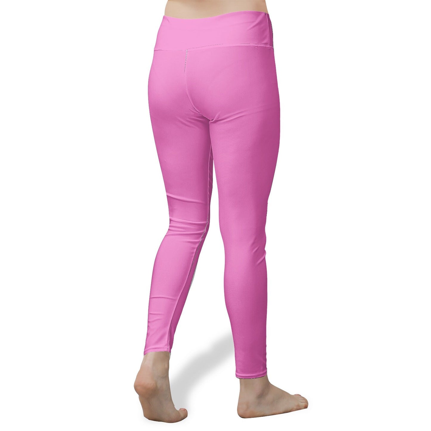 Pink Leggings Women's High Waist Yoga Leggings