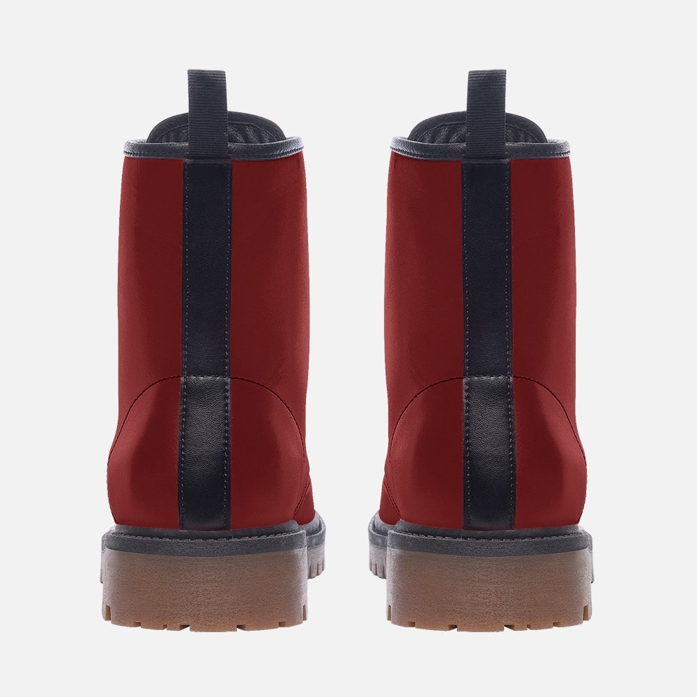 Red Boots Casual Leather Lightweight boots MT
