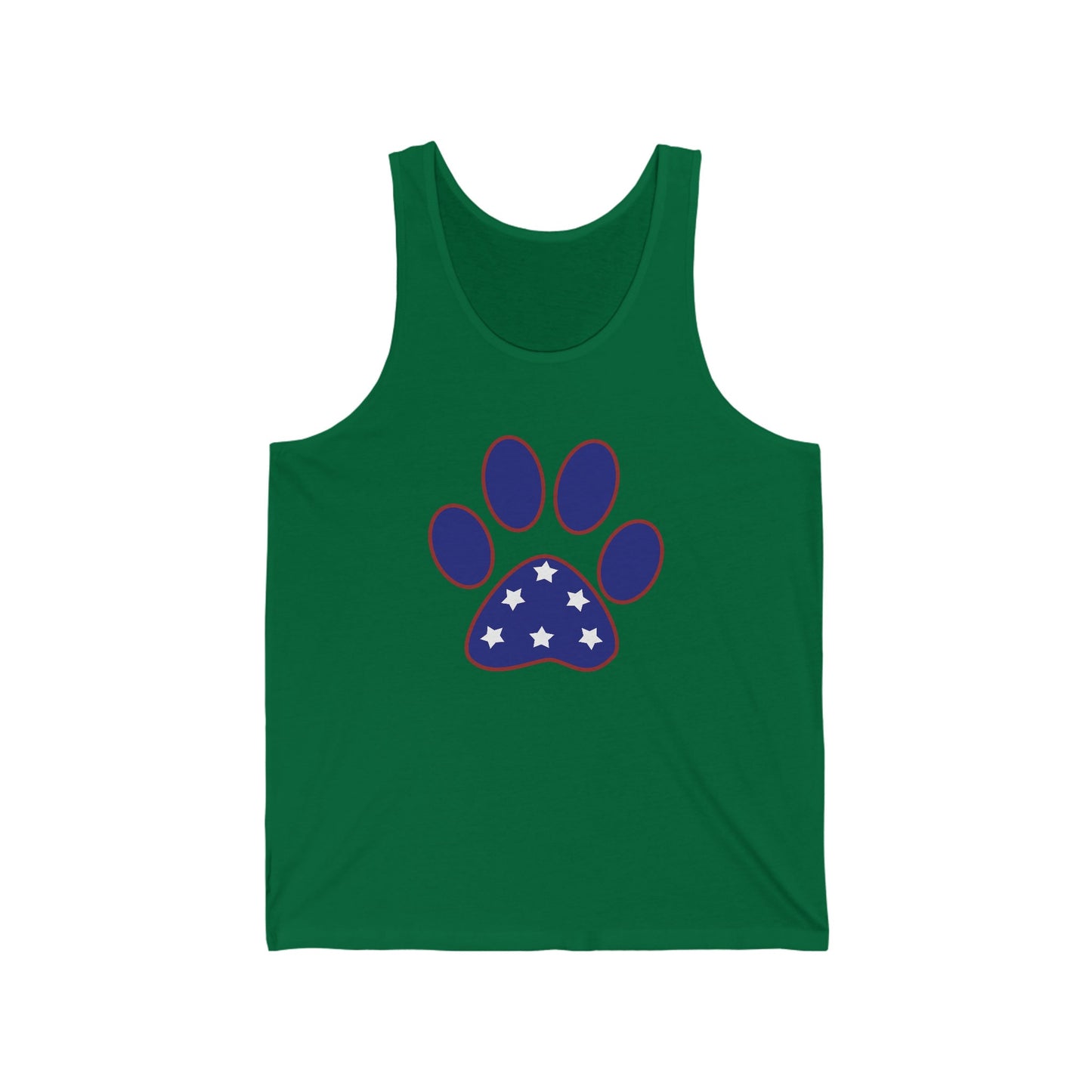 Paw Print Unisex Jersey Tank Top