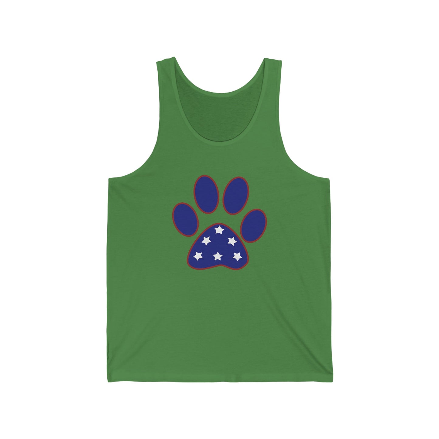 Paw Print Unisex Jersey Tank Top