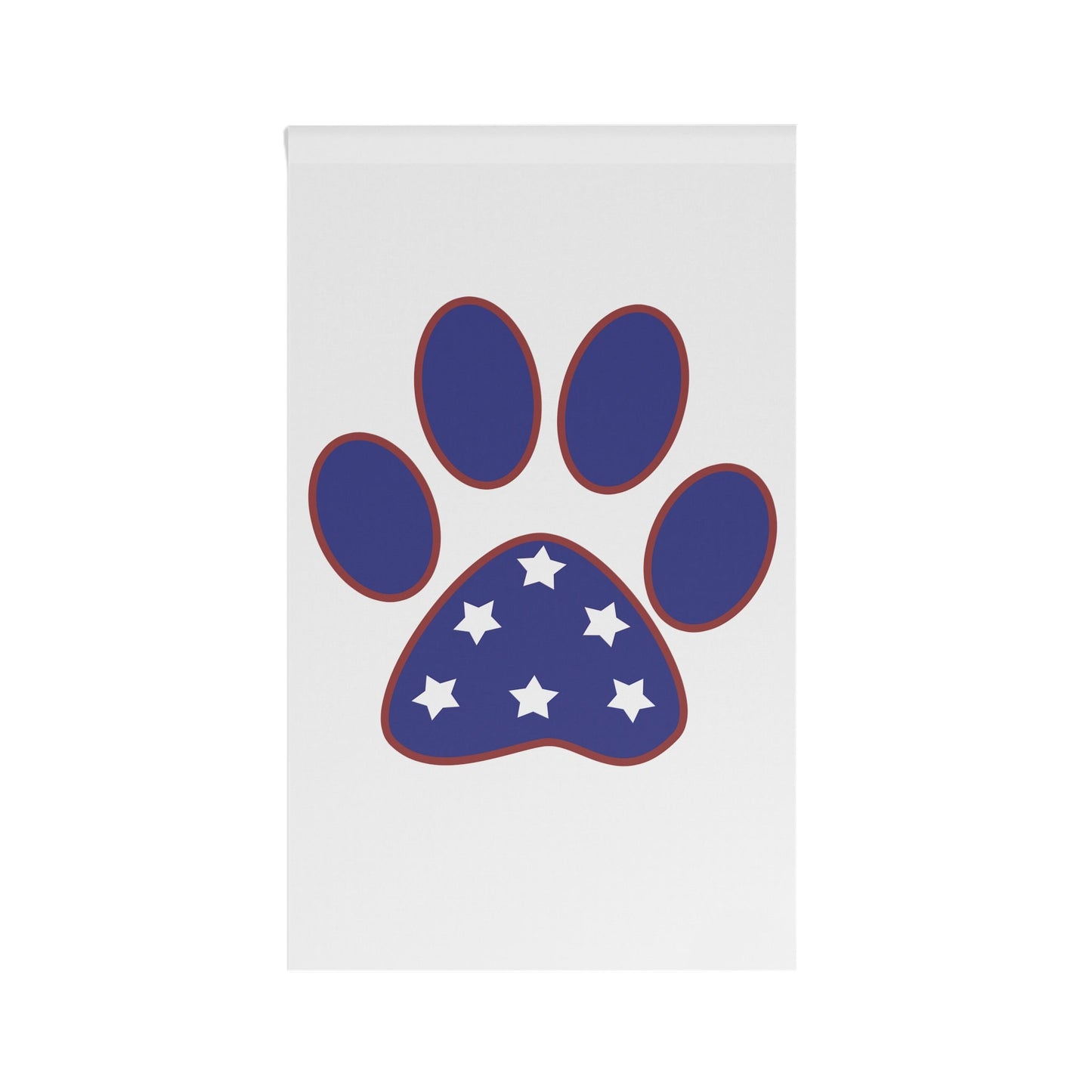 Paw Print Patriotic Flags