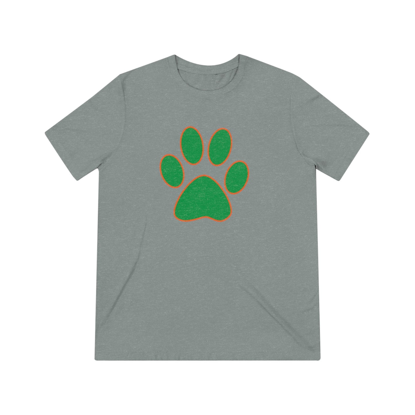 Paw Print Unisex Paw Print Triblend Tee-Shirts