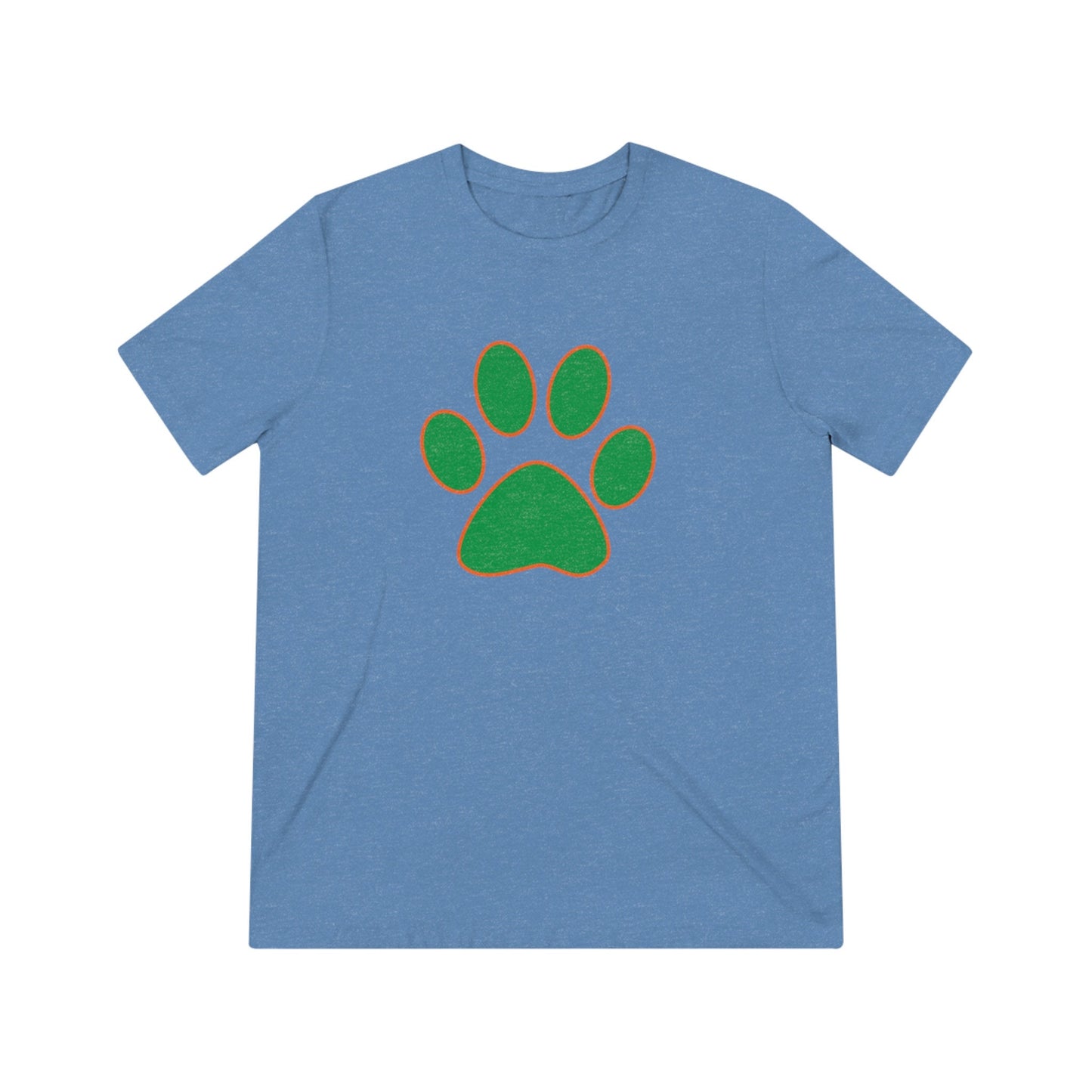Paw Print Unisex Paw Print Triblend Tee-Shirts