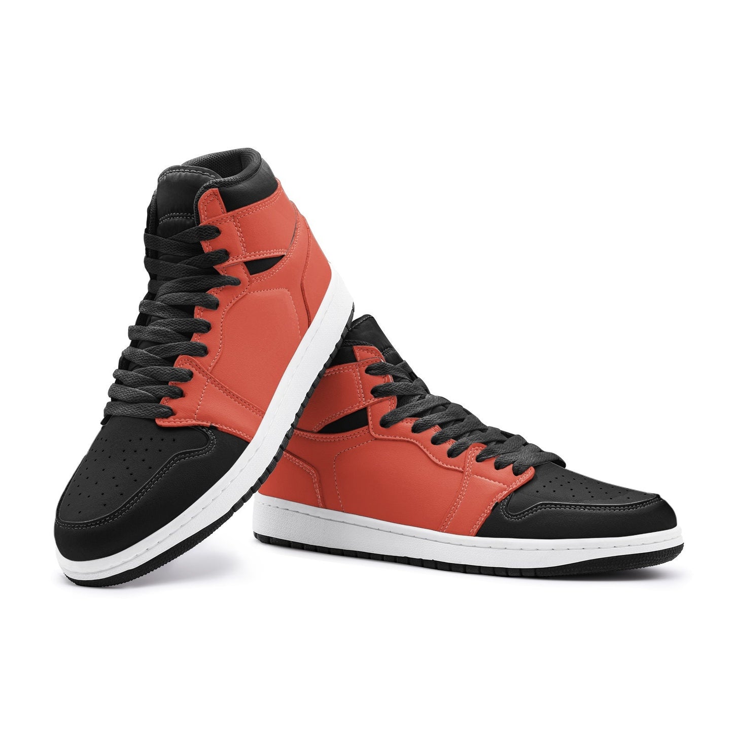 Orange High Top Sneakers Unisex Sizes
