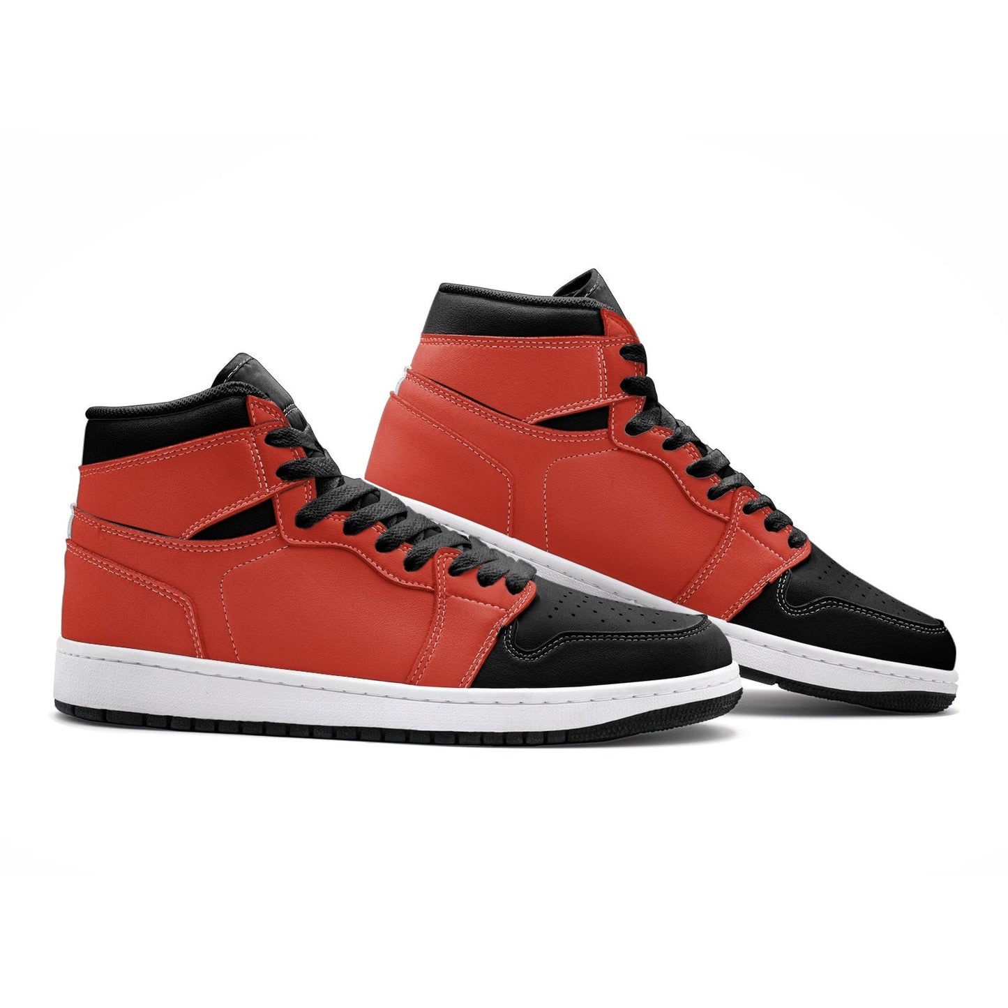 Orange High Top Sneakers Unisex Sizes