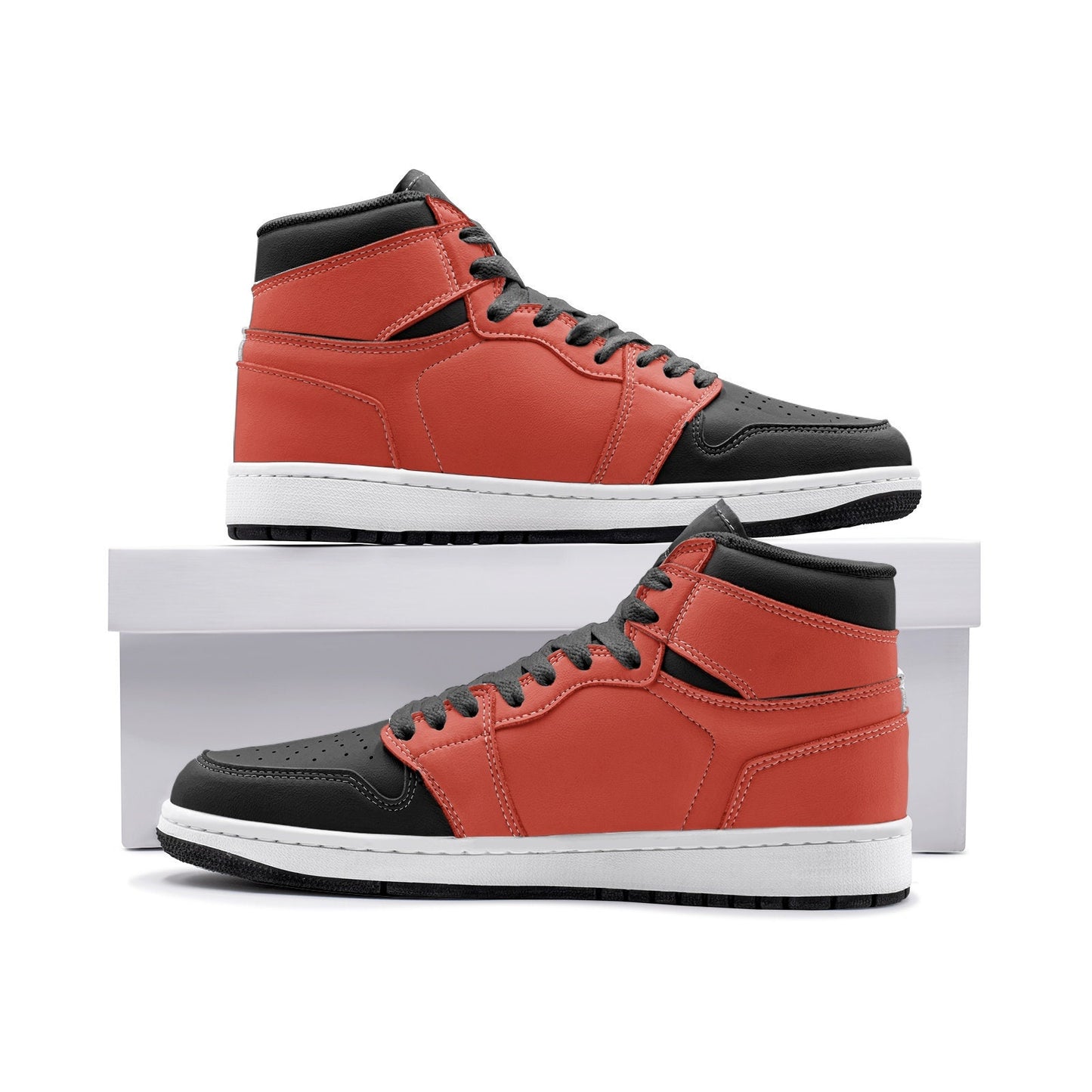 Orange High Top Sneakers Unisex Sizes