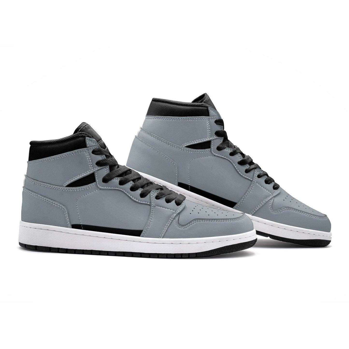 Silver High Top Sneakers Unisex Sizes