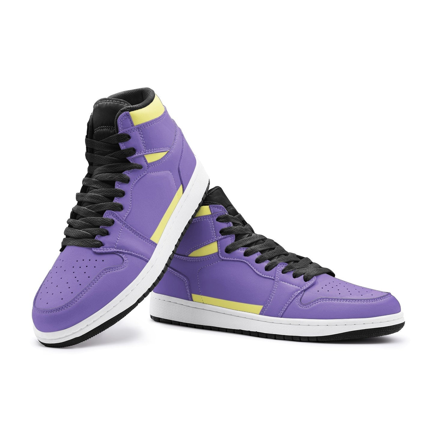 Purple High Top Sneakers Unisex