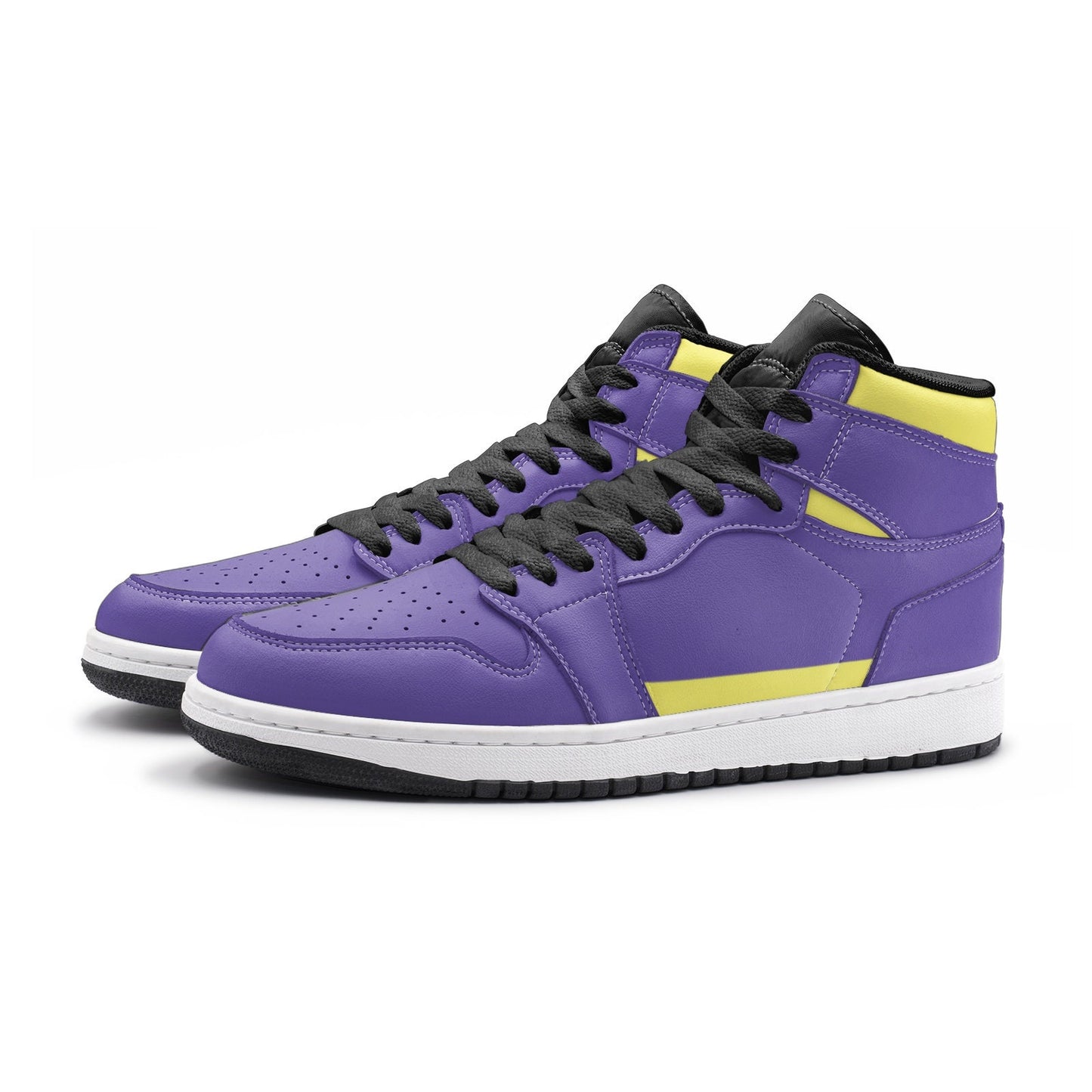 Purple High Top Sneakers Unisex