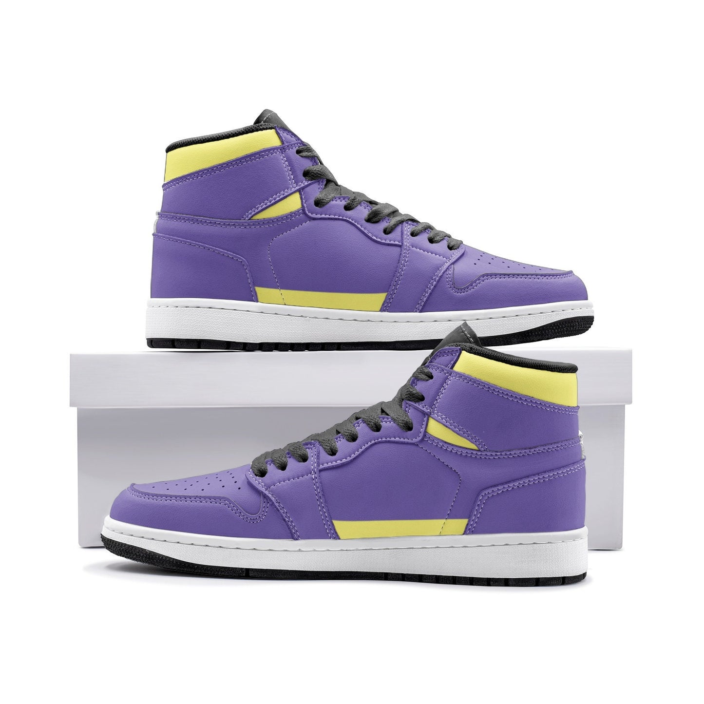 Purple High Top Sneakers Unisex