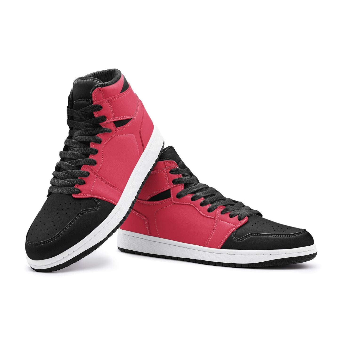 Red and Black High Tops Unisex Sizes