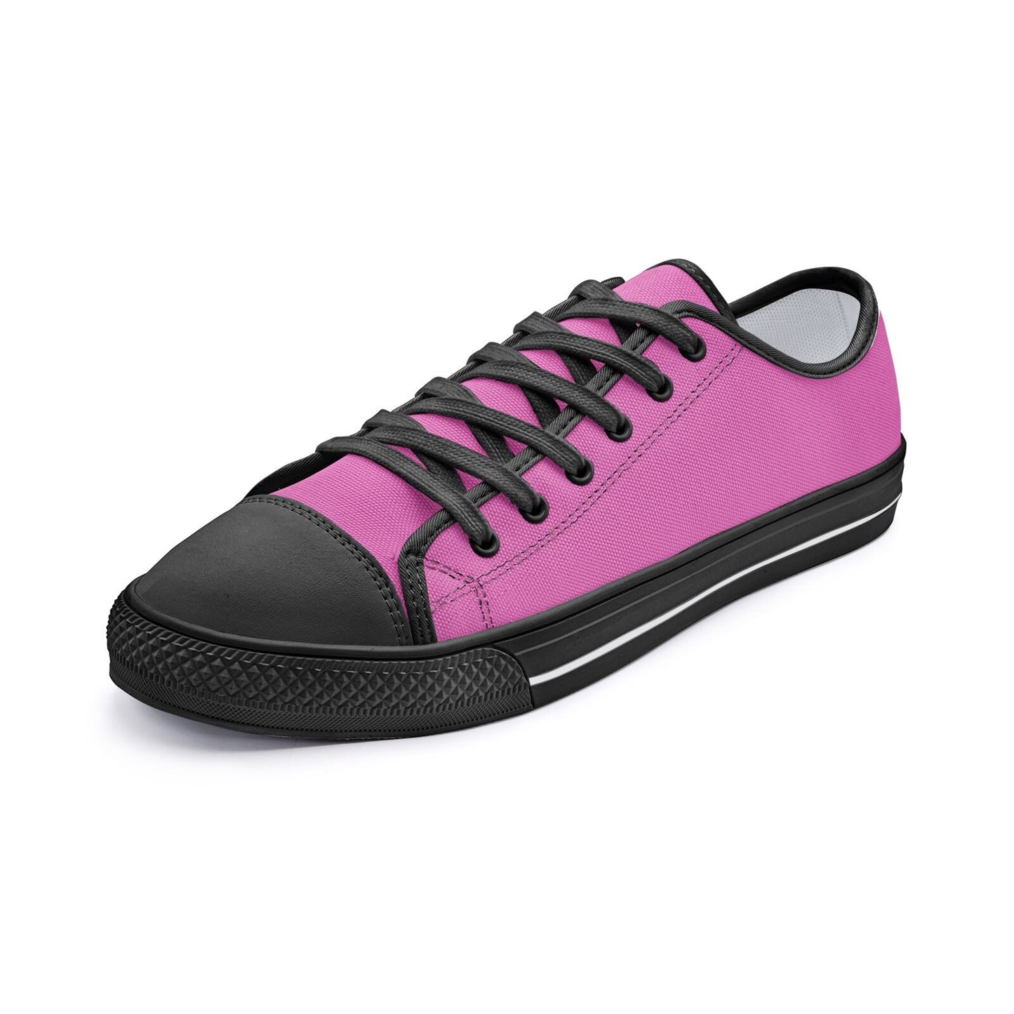 Pink Sneakers Unisex Low Top Canvas Shoes