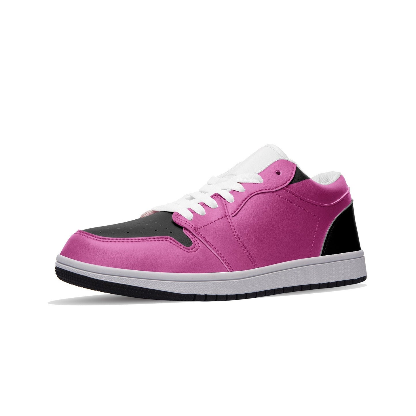 Pink Sneakers Unisex Low Top Leather Sneakers