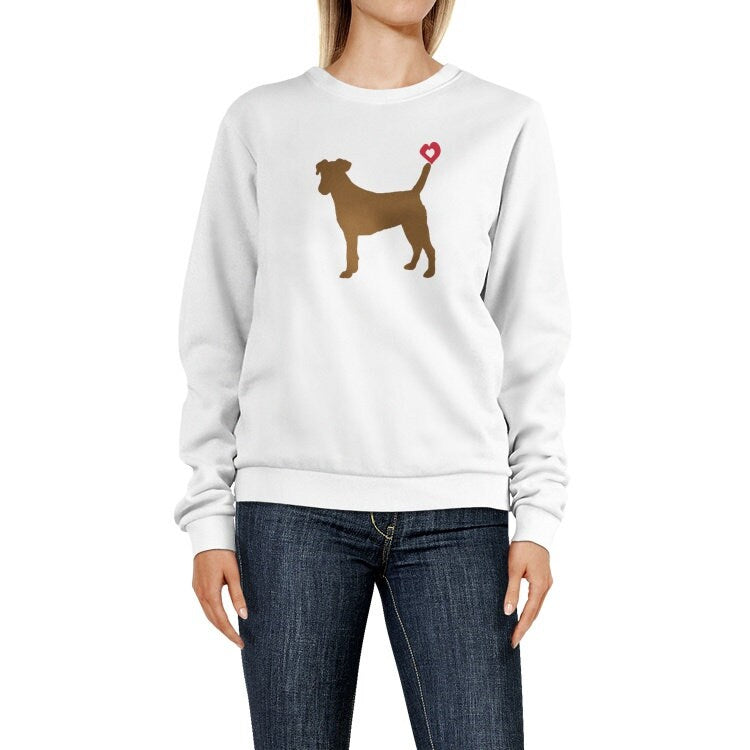 Chocolate Lab Women's Crew Neck Sweatshirt