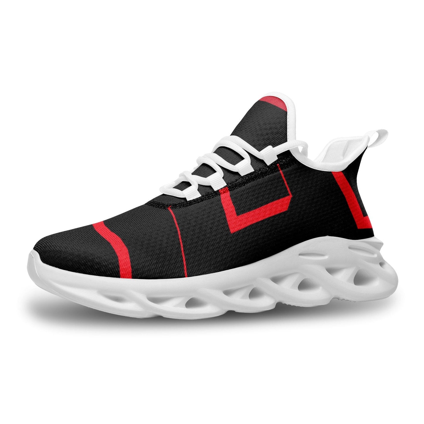 Black Sneakers Unisex Bounce Mesh Knit Sneakers