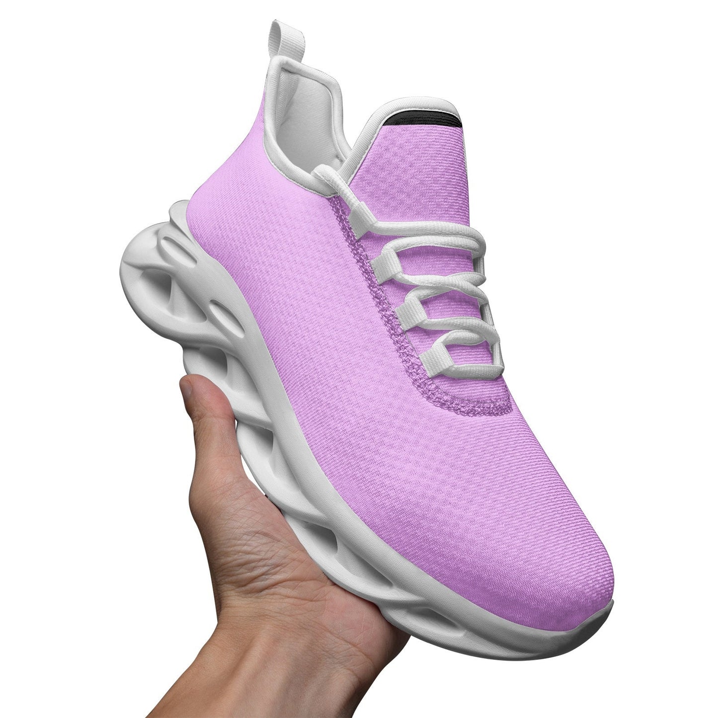 Pink Sneakers Unisex Bounce Mesh Knit Sneakers