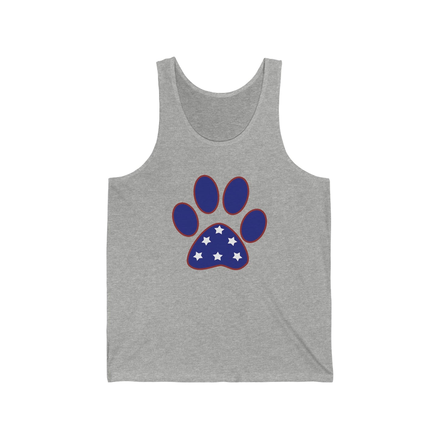 Paw Print Unisex Jersey Tank Top