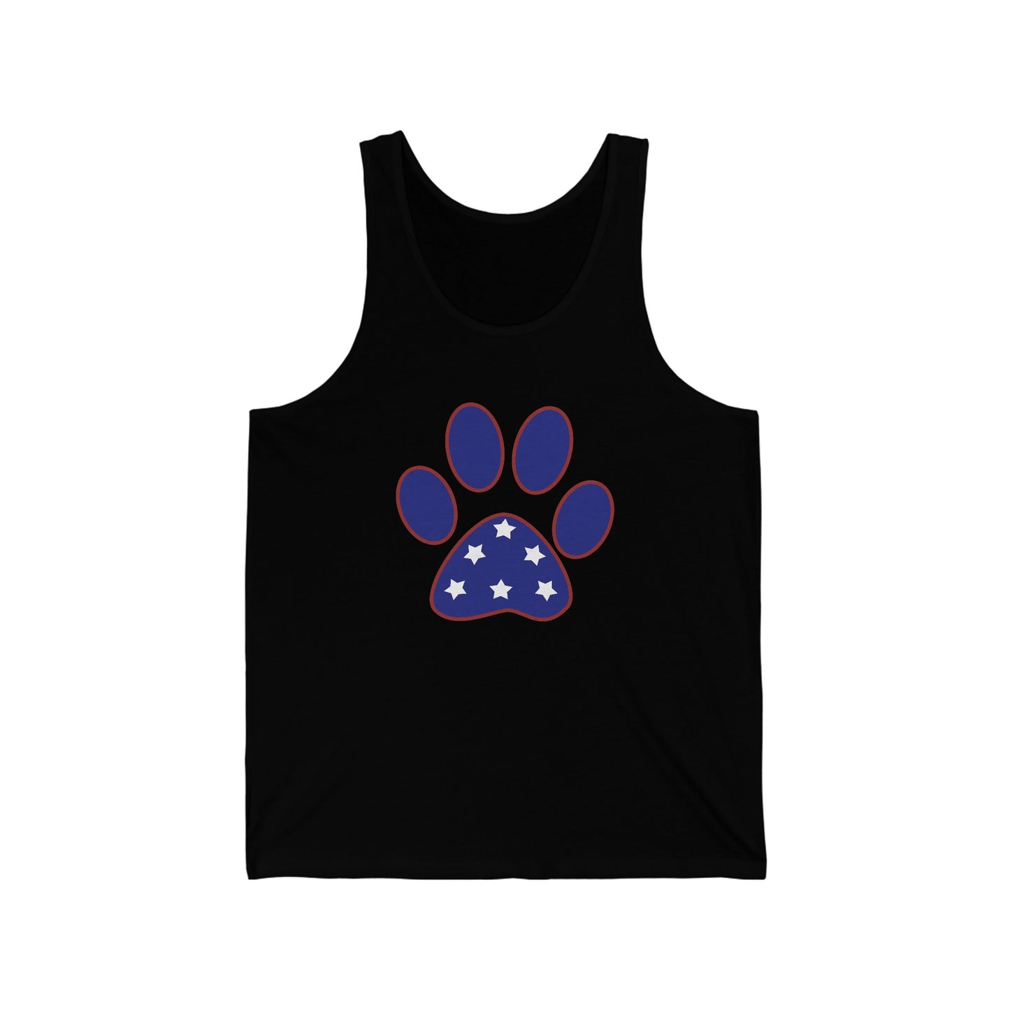 Paw Print Unisex Jersey Tank Top