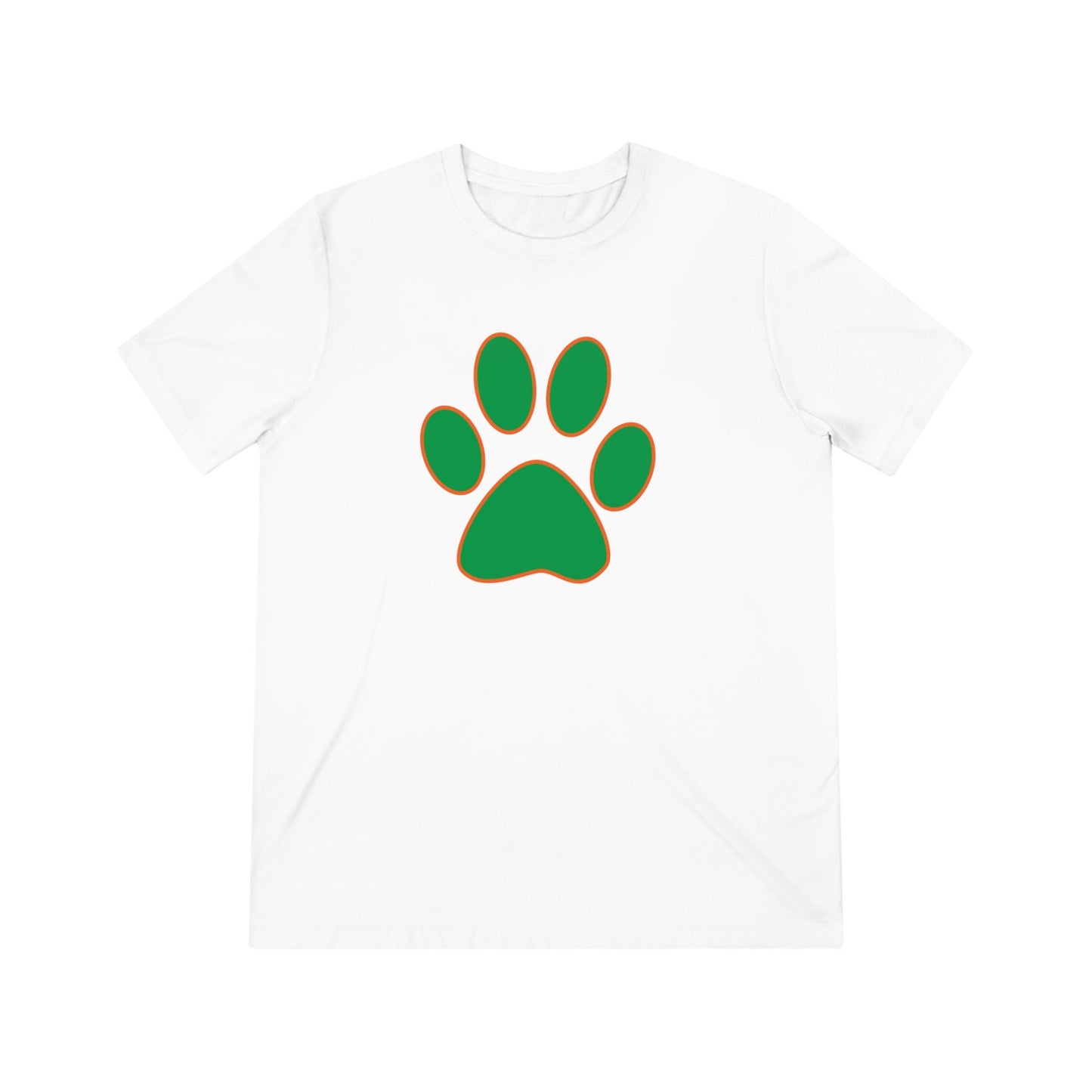 Paw Print Unisex Paw Print Triblend Tee-Shirts
