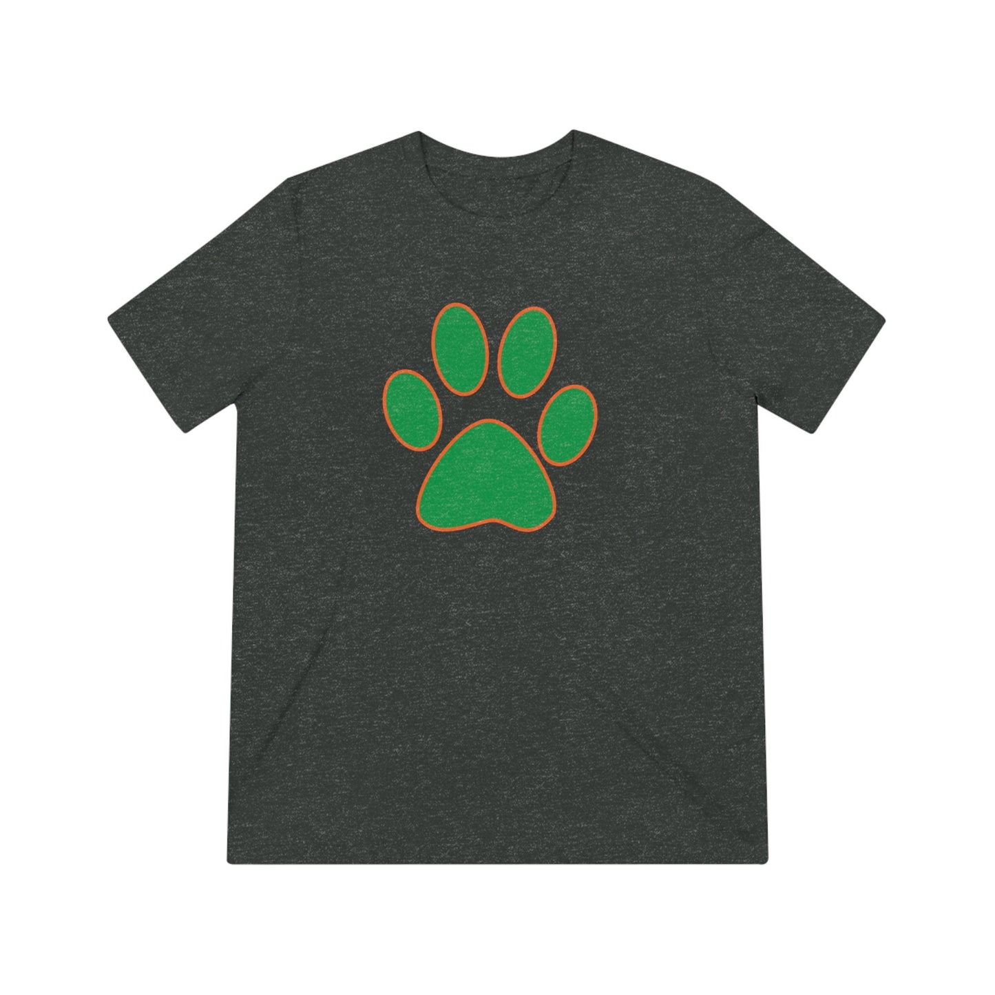 Paw Print Unisex Paw Print Triblend Tee-Shirts