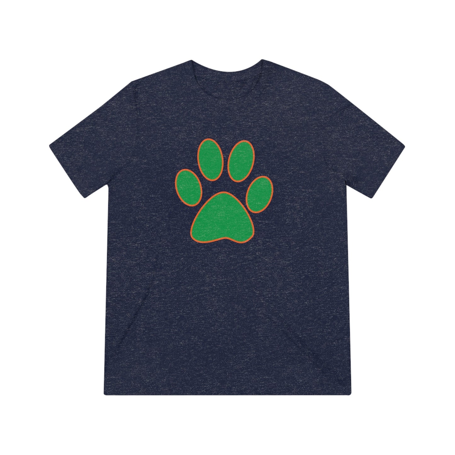 Paw Print Unisex Paw Print Triblend Tee-Shirts