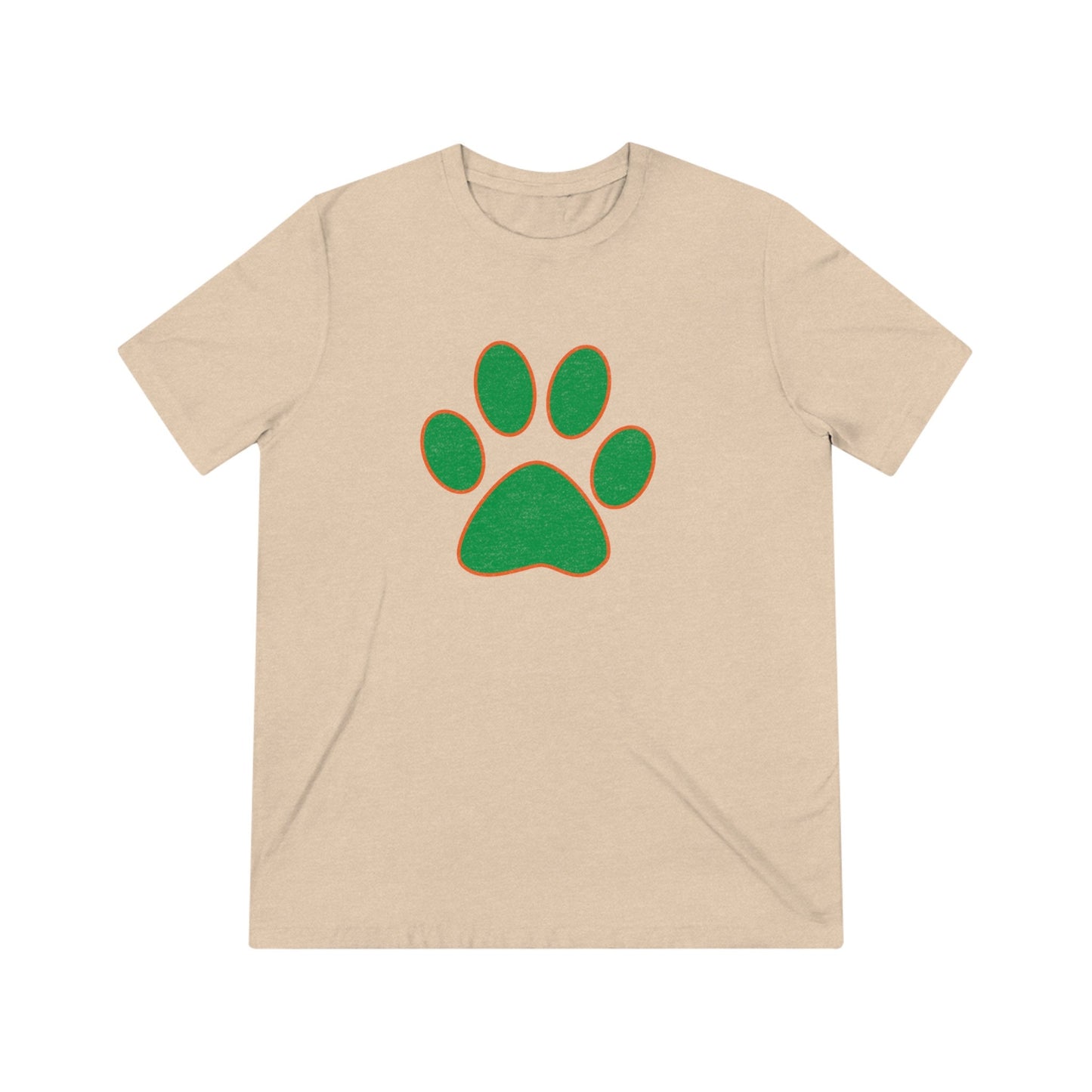 Paw Print Unisex Paw Print Triblend Tee-Shirts