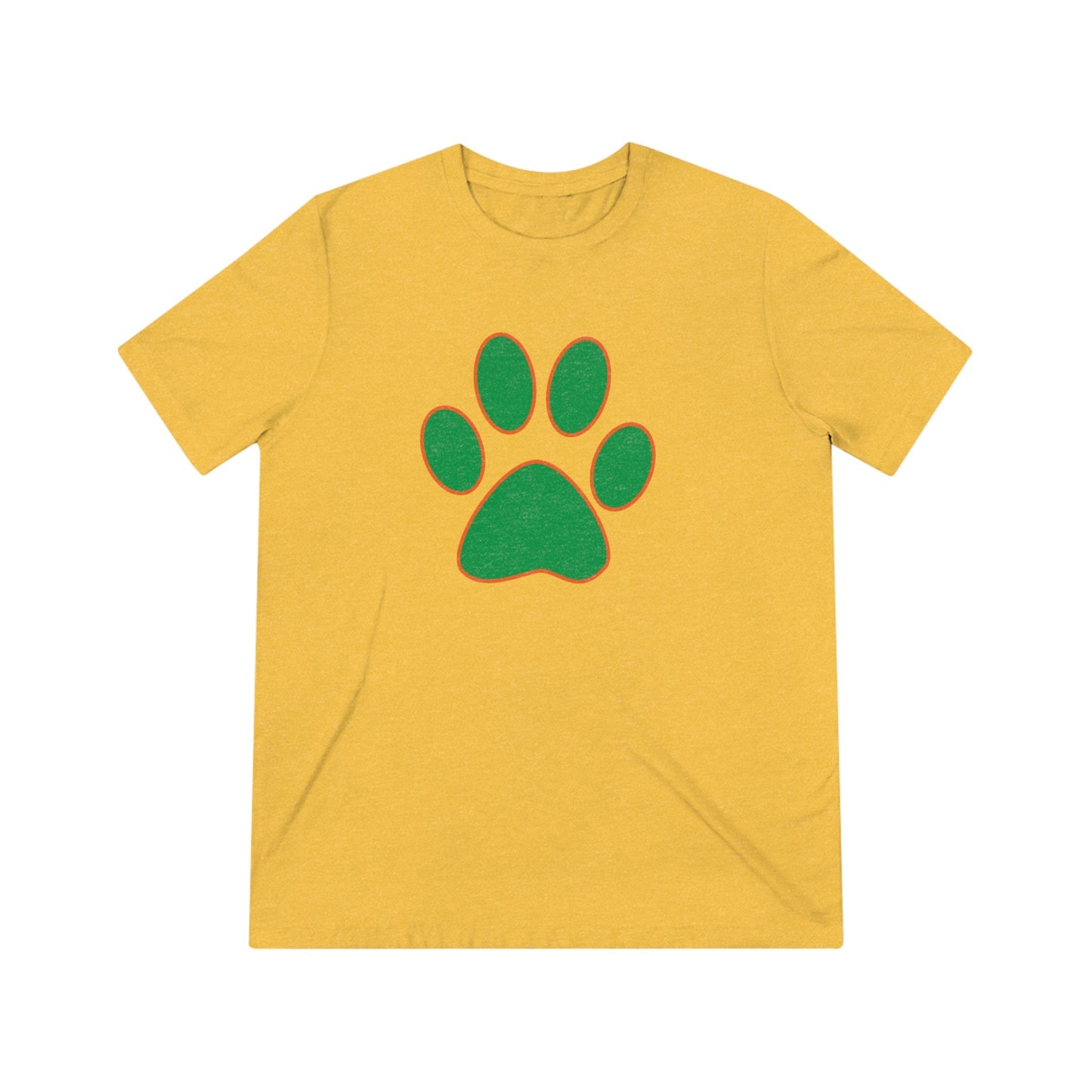 Paw Print Unisex Paw Print Triblend Tee-Shirts