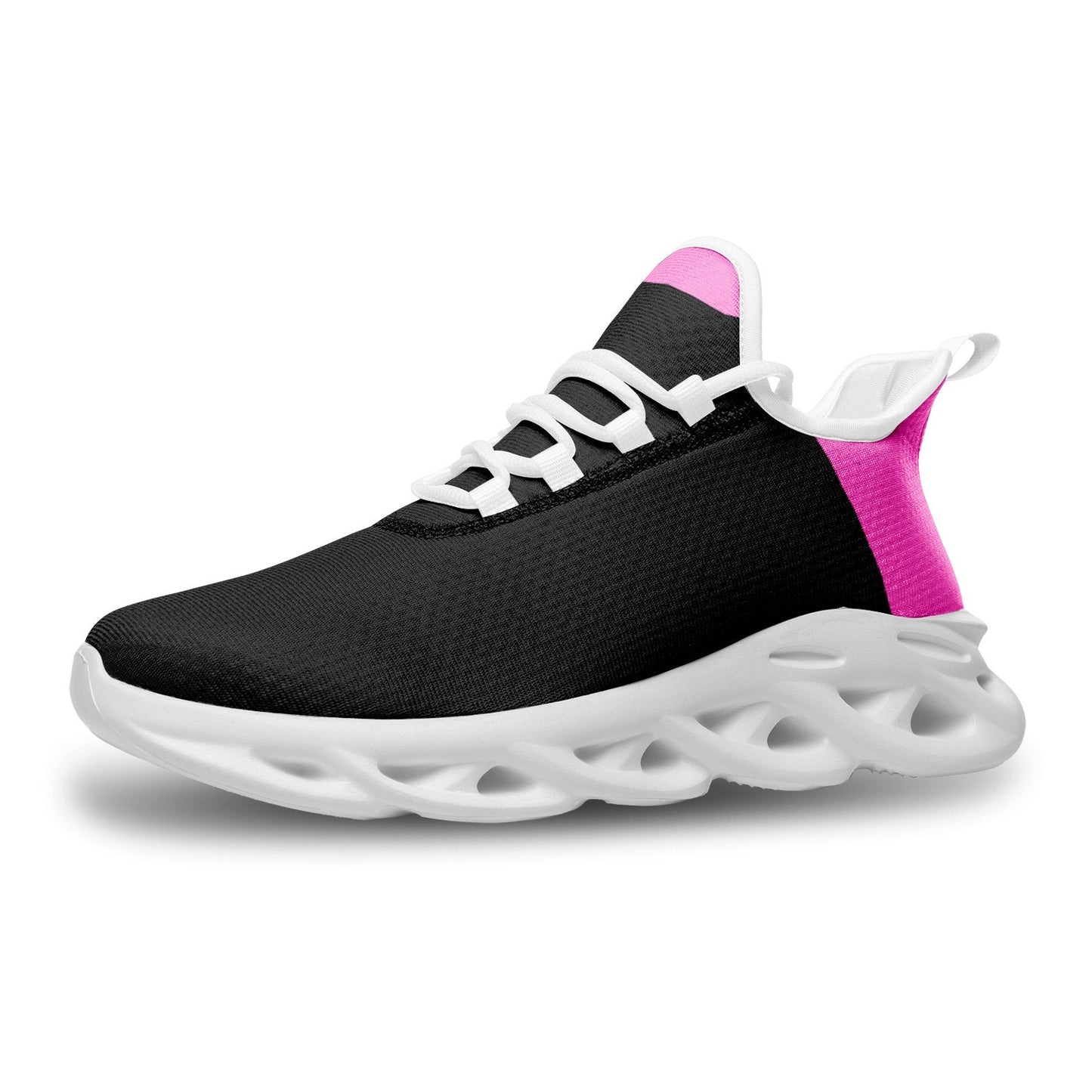 Pink Sneakers Unisex Bounce Mesh Knit Sneakers