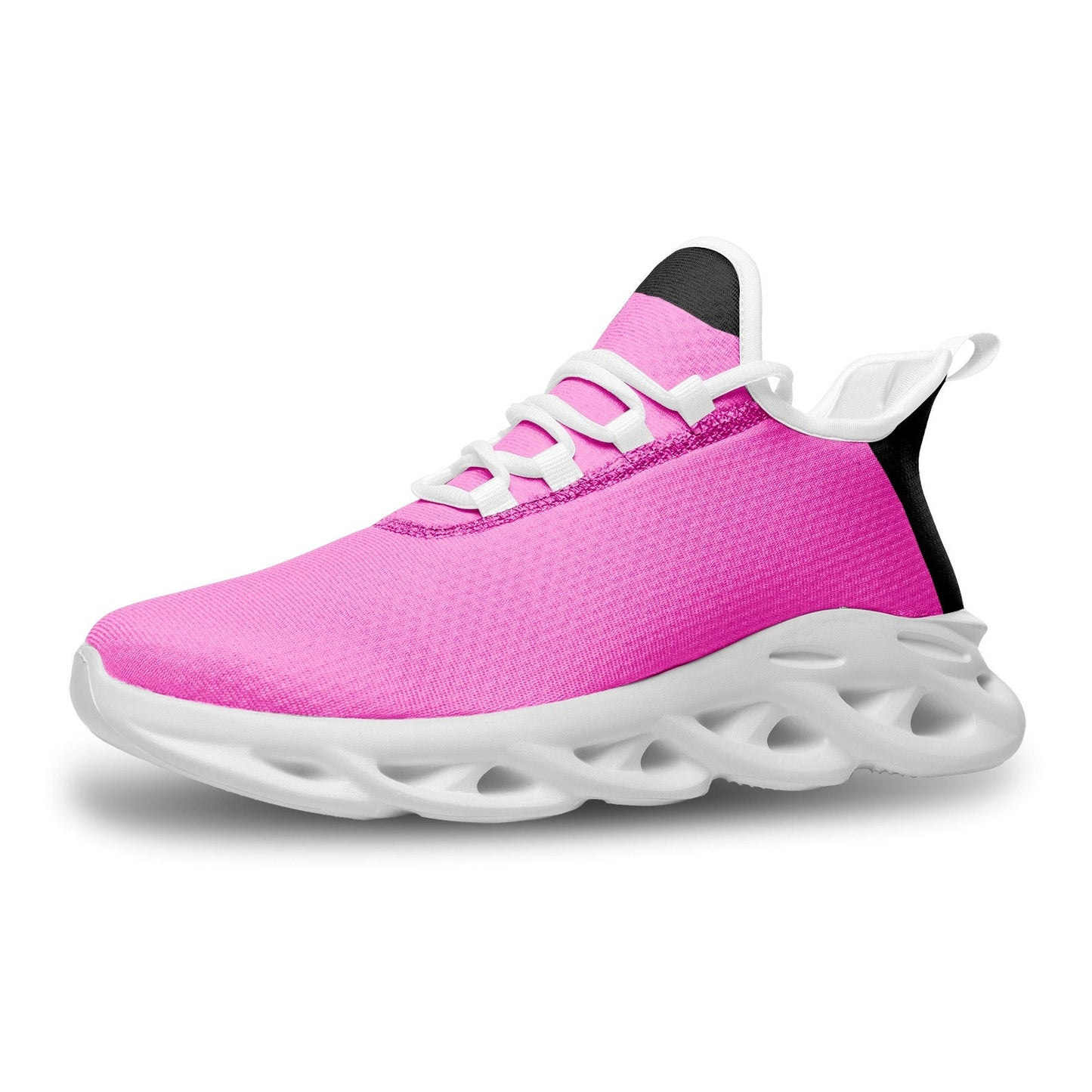 Pink Sneakers Unisex Bounce Mesh Knit Sneakers