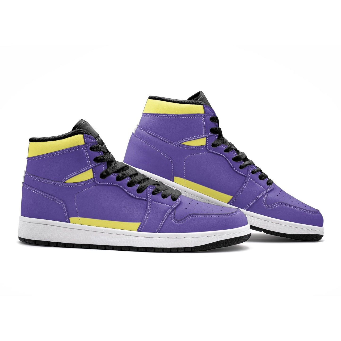 Purple High Top Sneakers Unisex