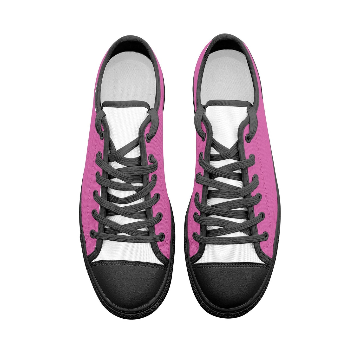 Pink Sneakers Unisex Low Top Canvas Shoes