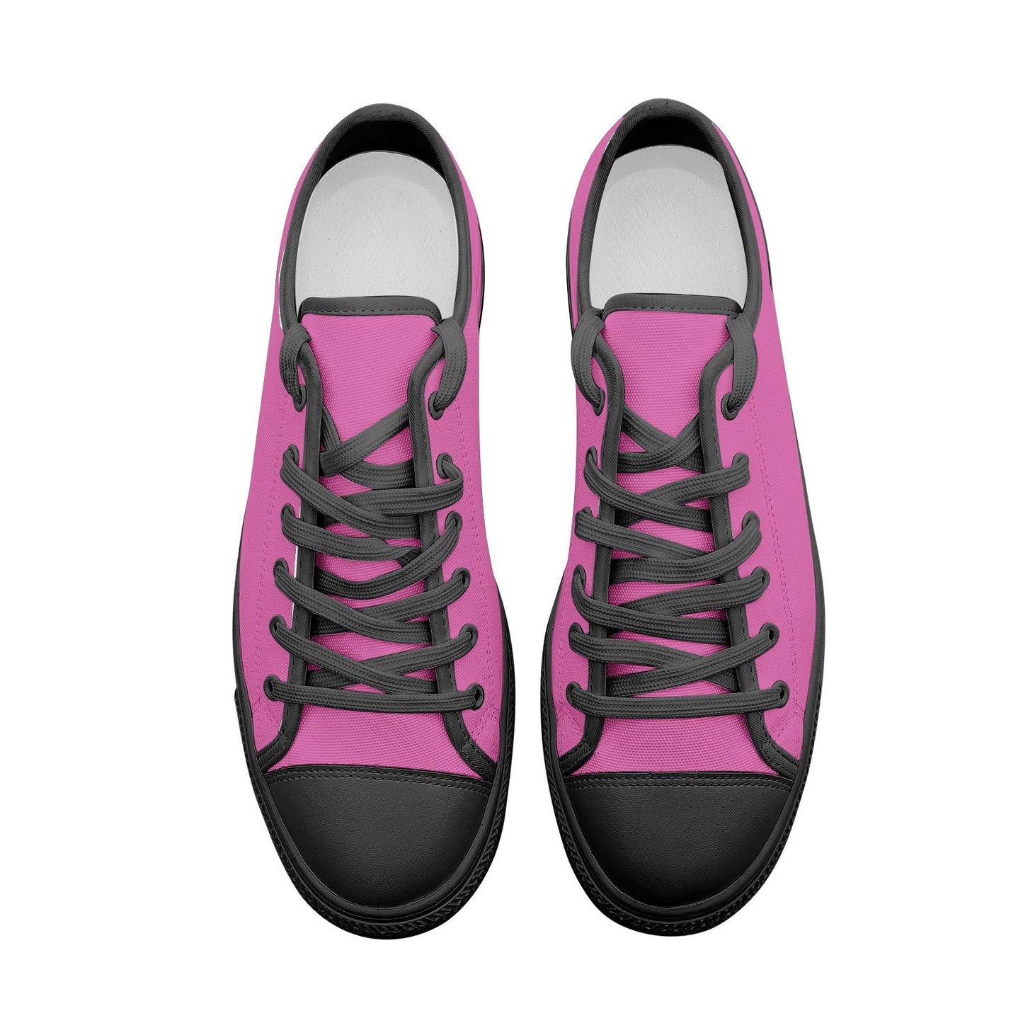 Pink Sneakers Unisex Low Top Canvas Shoes
