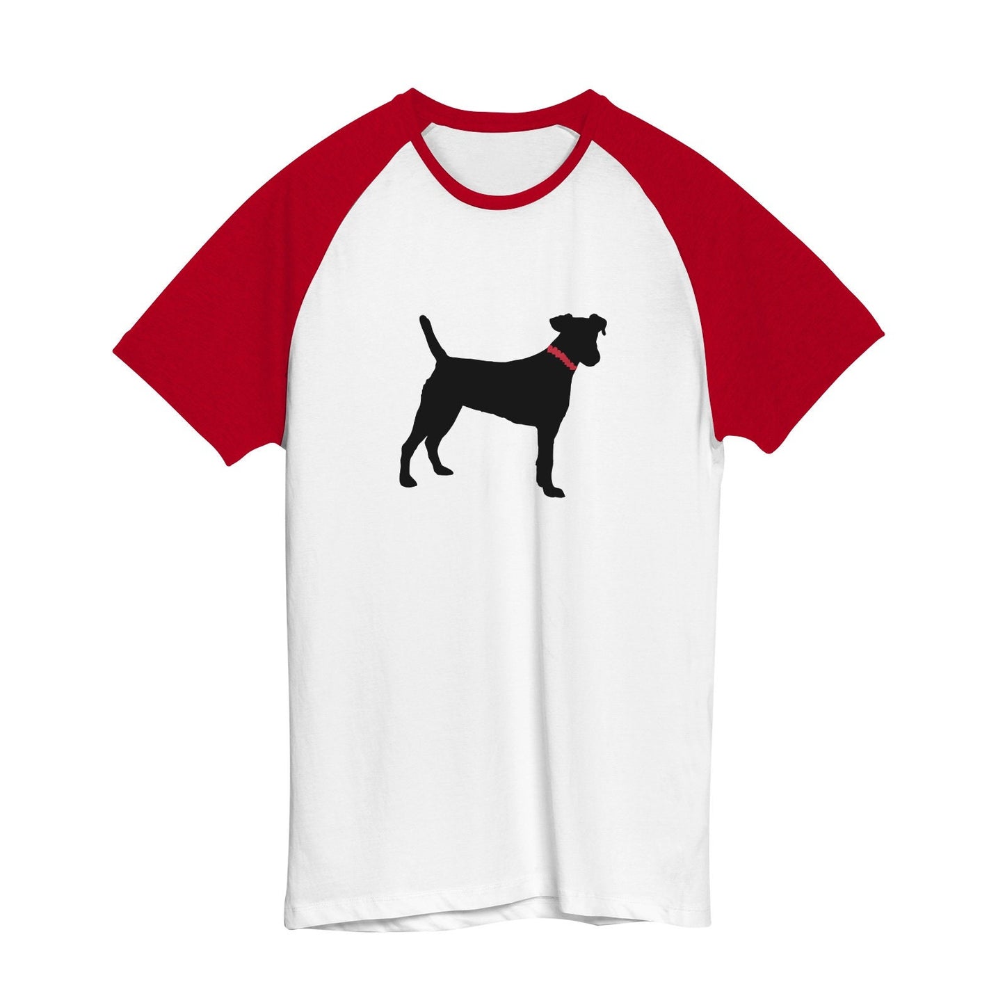 Black Dog T-Shirts Women's Premium Cotton Raglan Tshirts