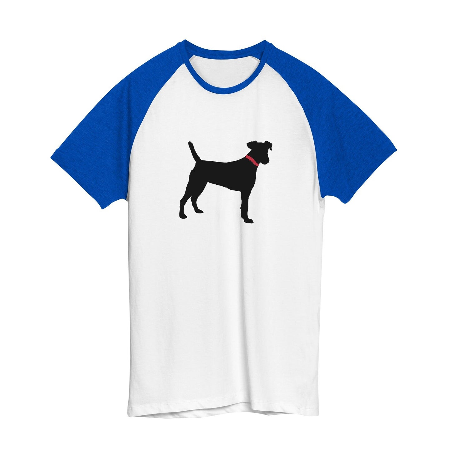 Black Dog T-Shirts Women's Premium Cotton Raglan Tshirts