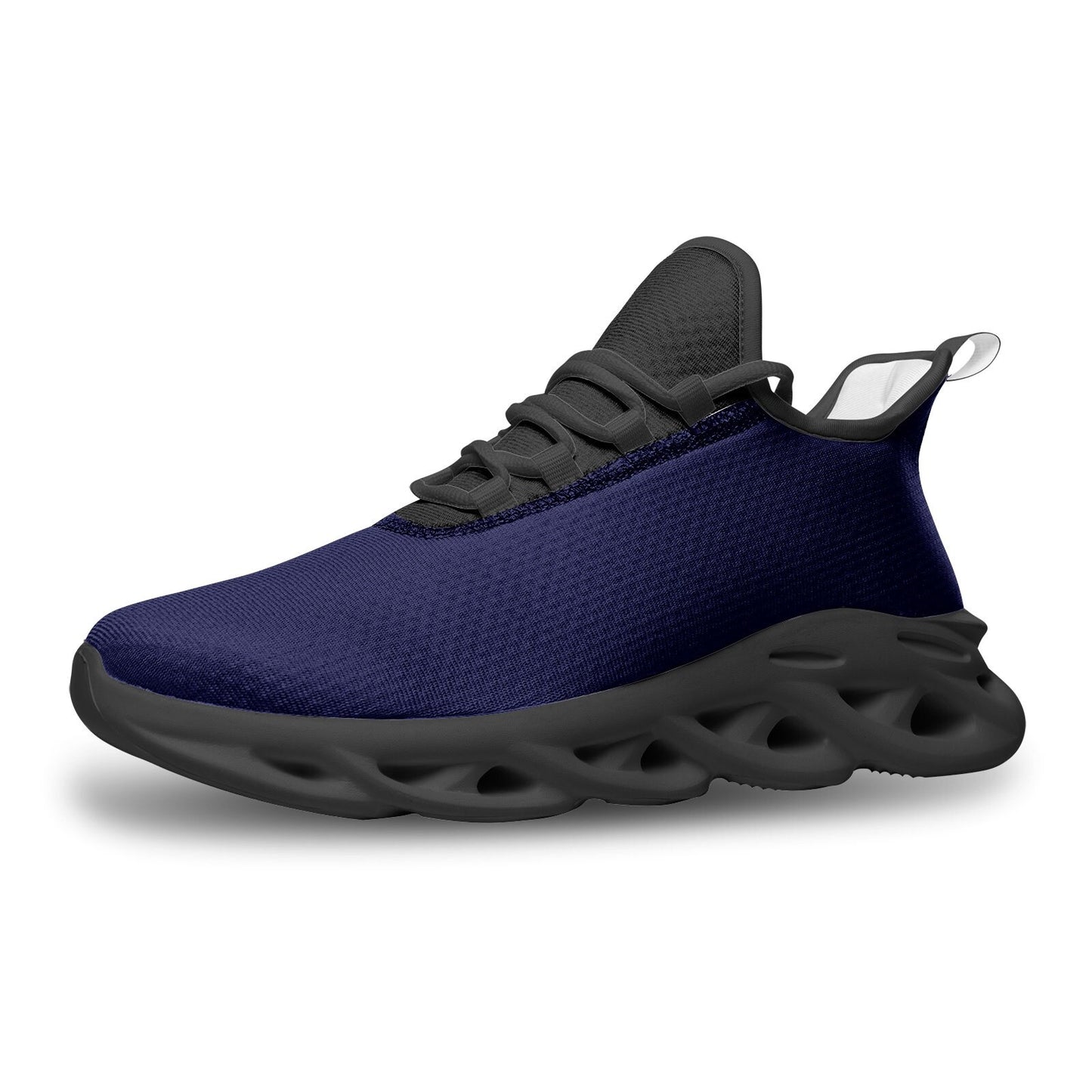 Navy Blue Sneakers Unisex Bounce Mesh Knit Sneakers