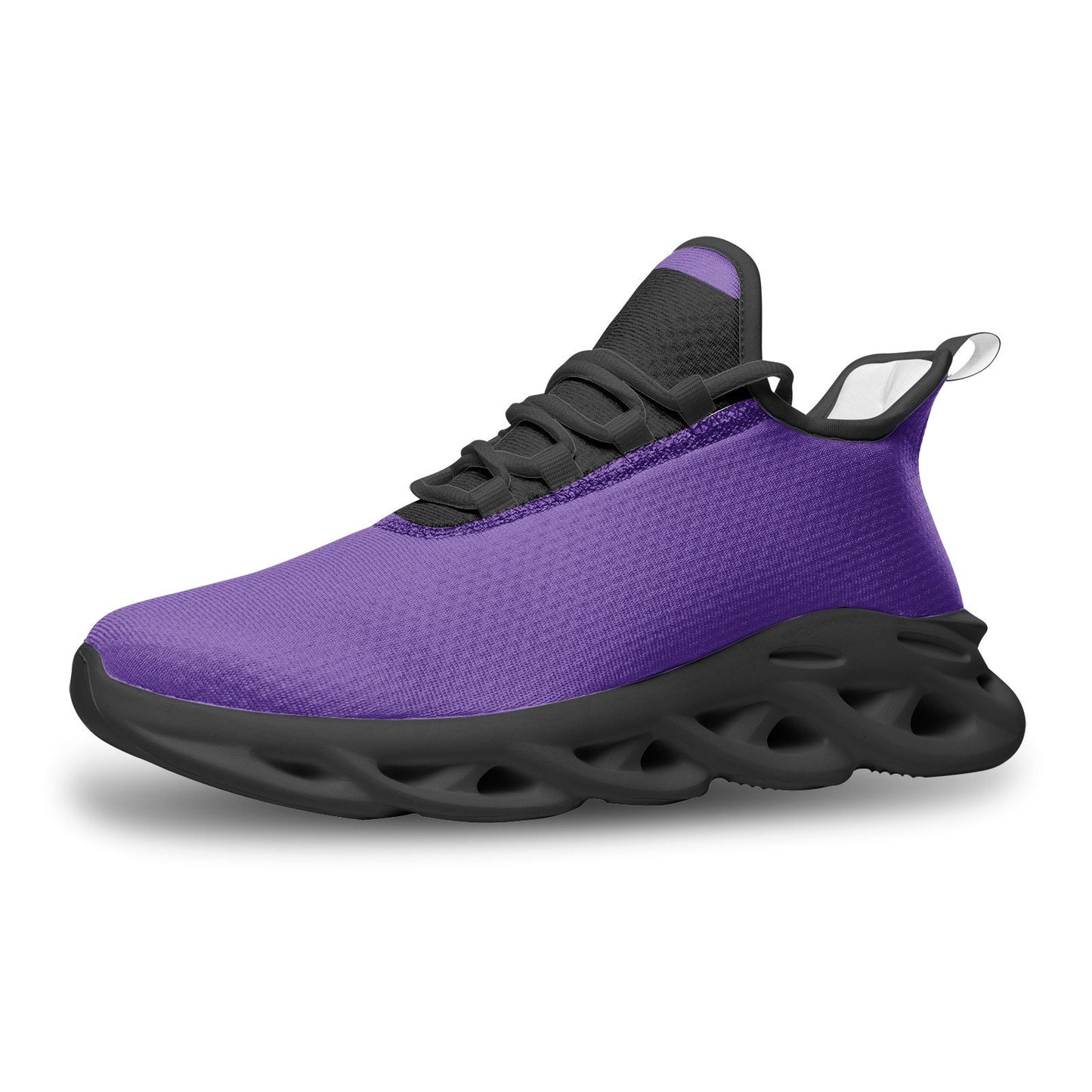 Purple Sneakers Unisex Bounce Mesh Knit Sneakers