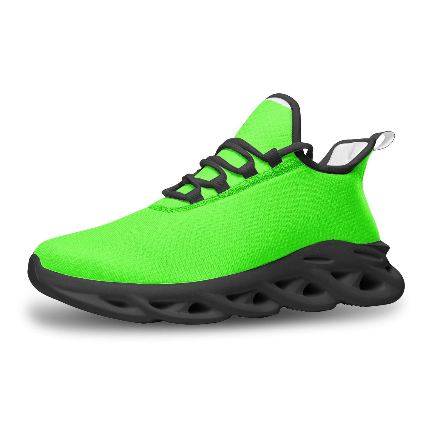 Bright Green Sneakers Unisex Bounce Mesh Knit Sneakers
