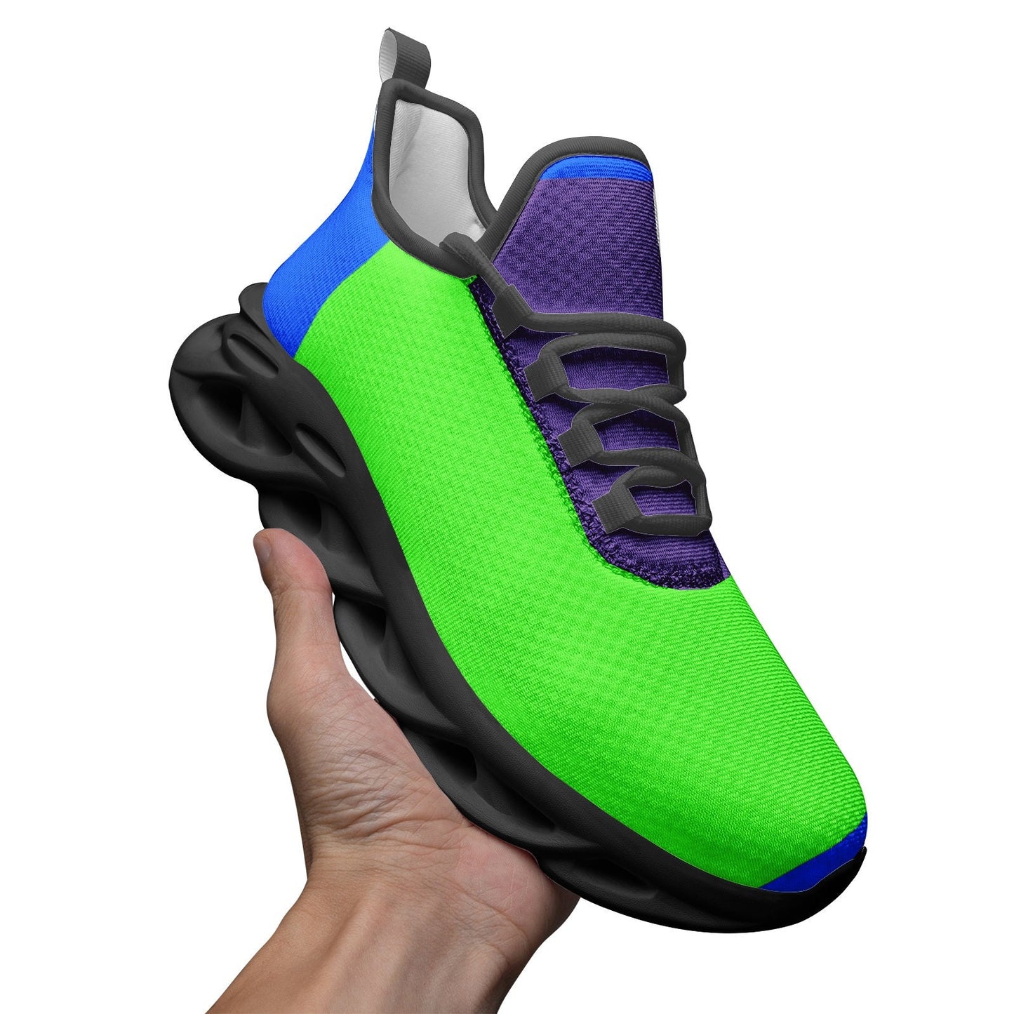 Green Sneakers Unisex Bounce Mesh Knit Sneakers