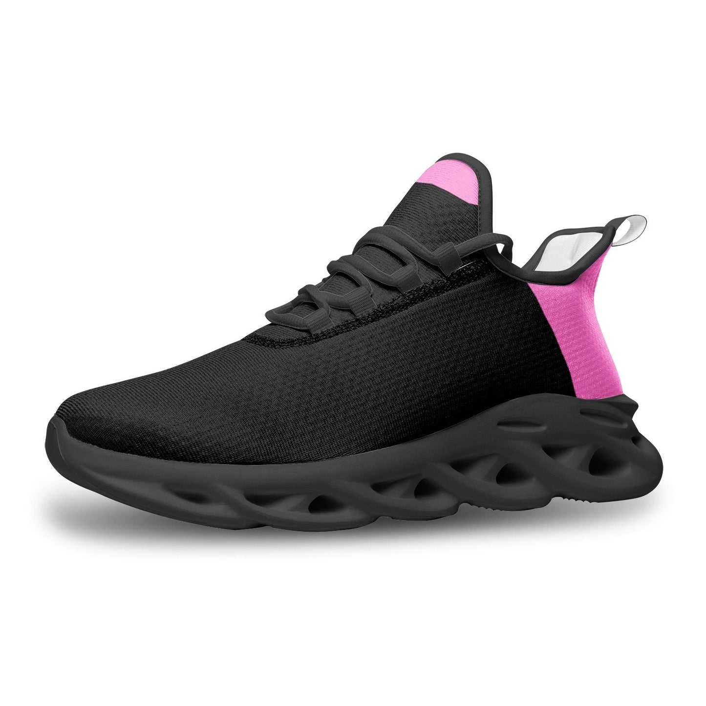 Pink Sneakers Unisex Bounce Mesh Knit Sneakers