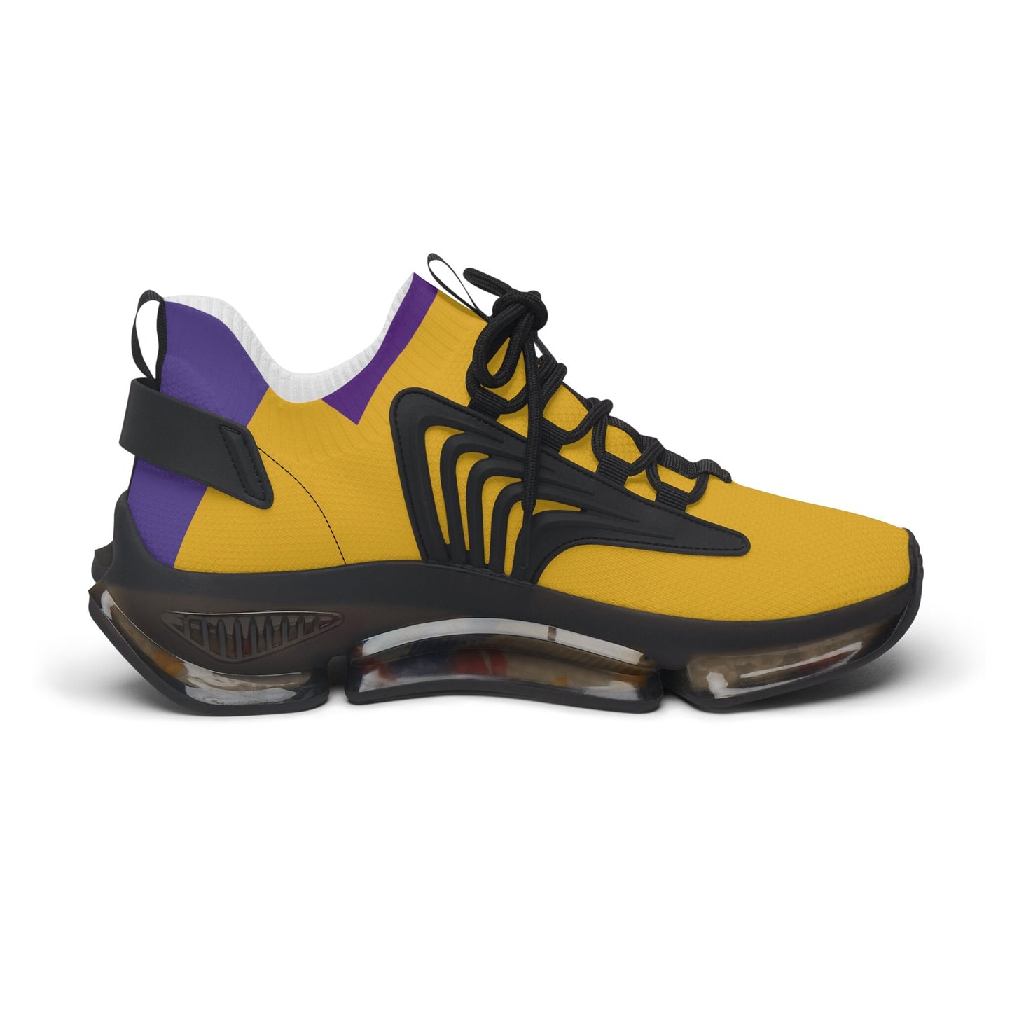 Women's Yellow and Purple Sneakers
