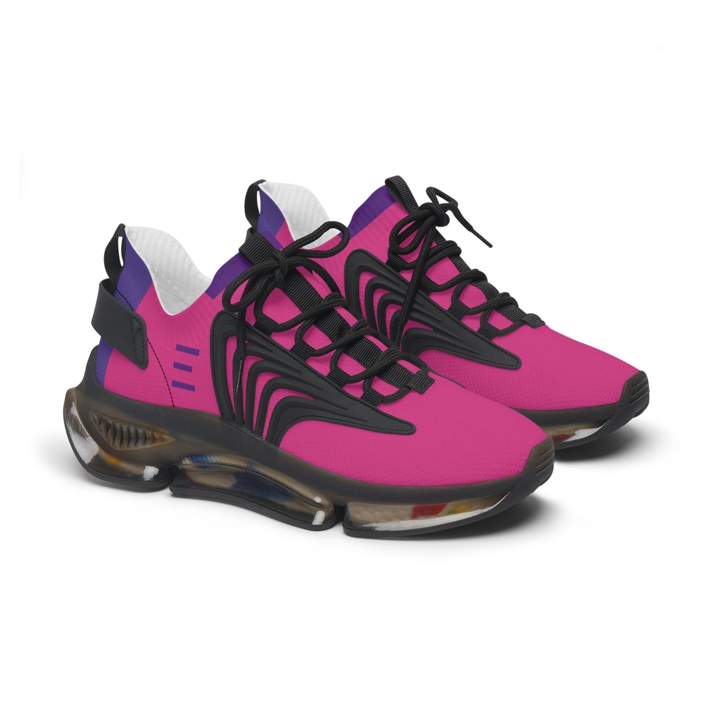 Women's Pink and Purple Sneakers