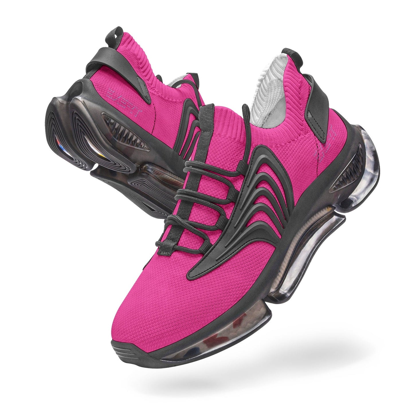 Mens Pink Running Shoes Unisex Low Top Mesh Sneakers