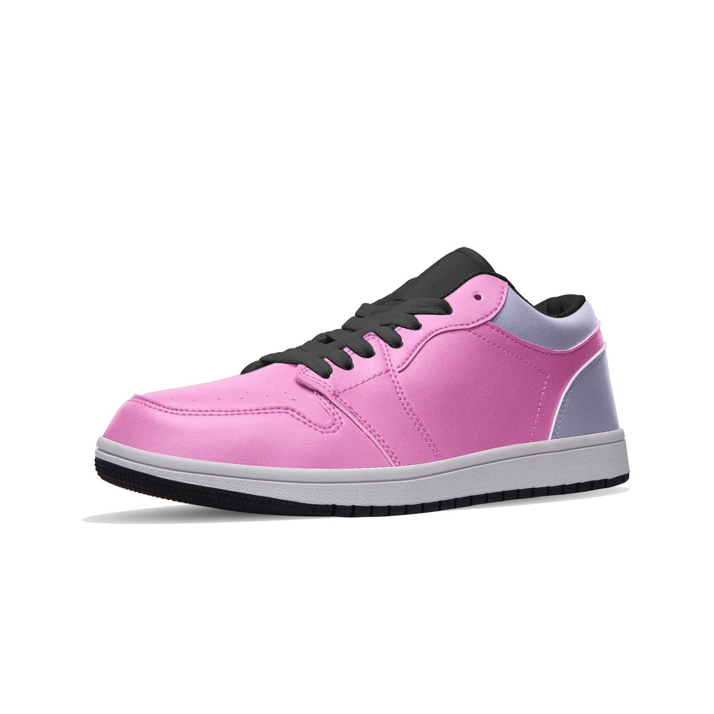 Pink Sneakers Unisex Low Top Leather Sneakers