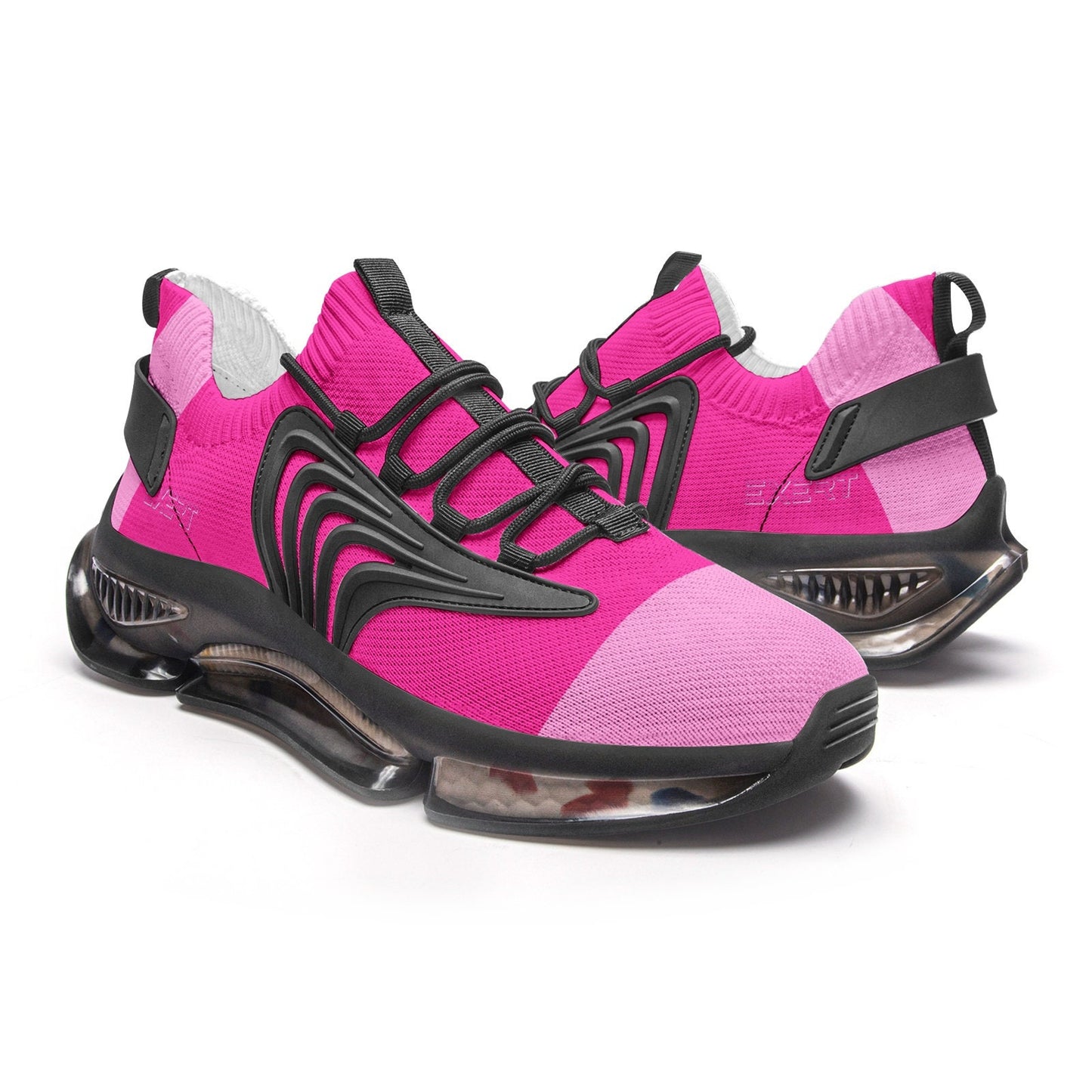 Pink Running Sneakers Unisex Low Top Mesh Pink Sneakers