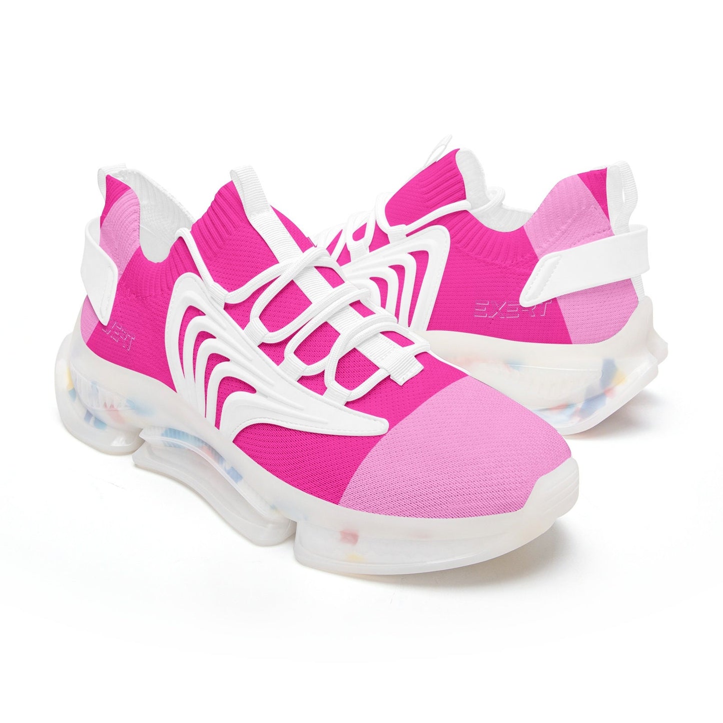 Pink Running Sneakers Unisex Low Top Mesh Pink Sneakers