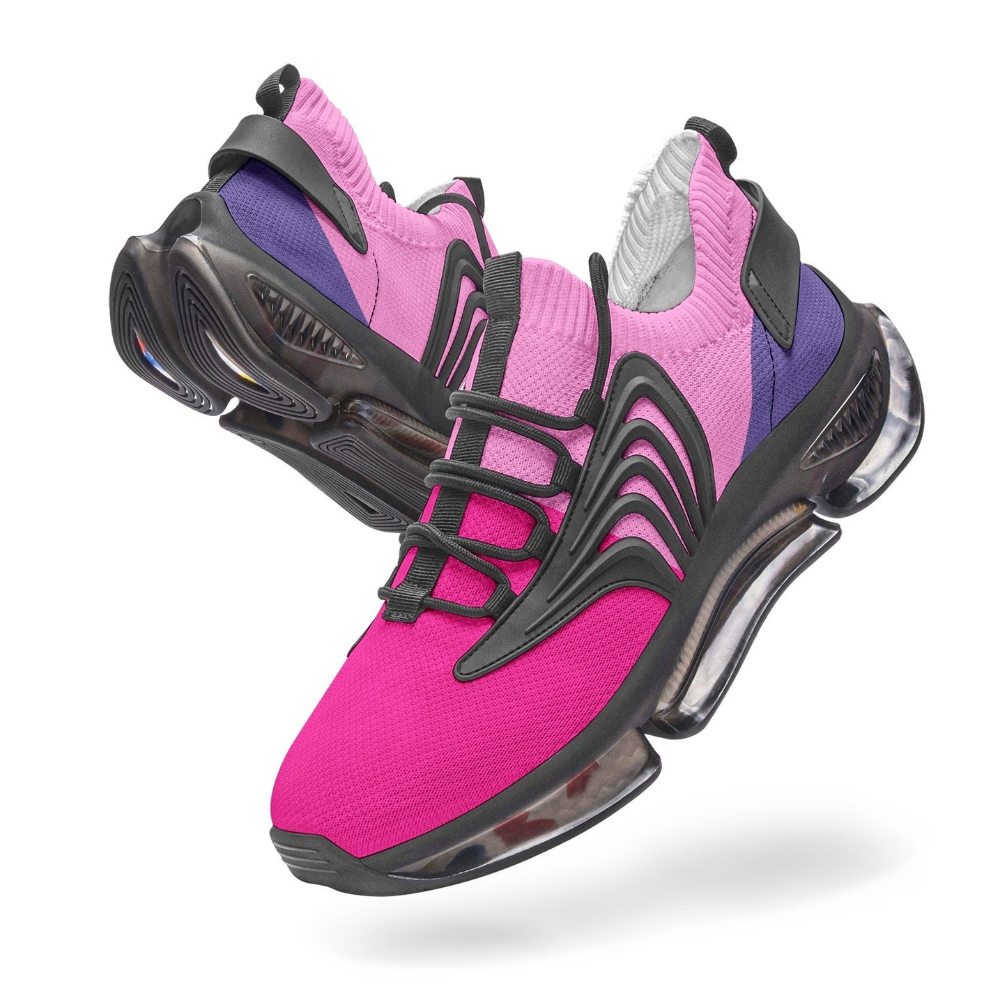 Pink Running Sneakers Unisex Low Top Mesh Sneakers
