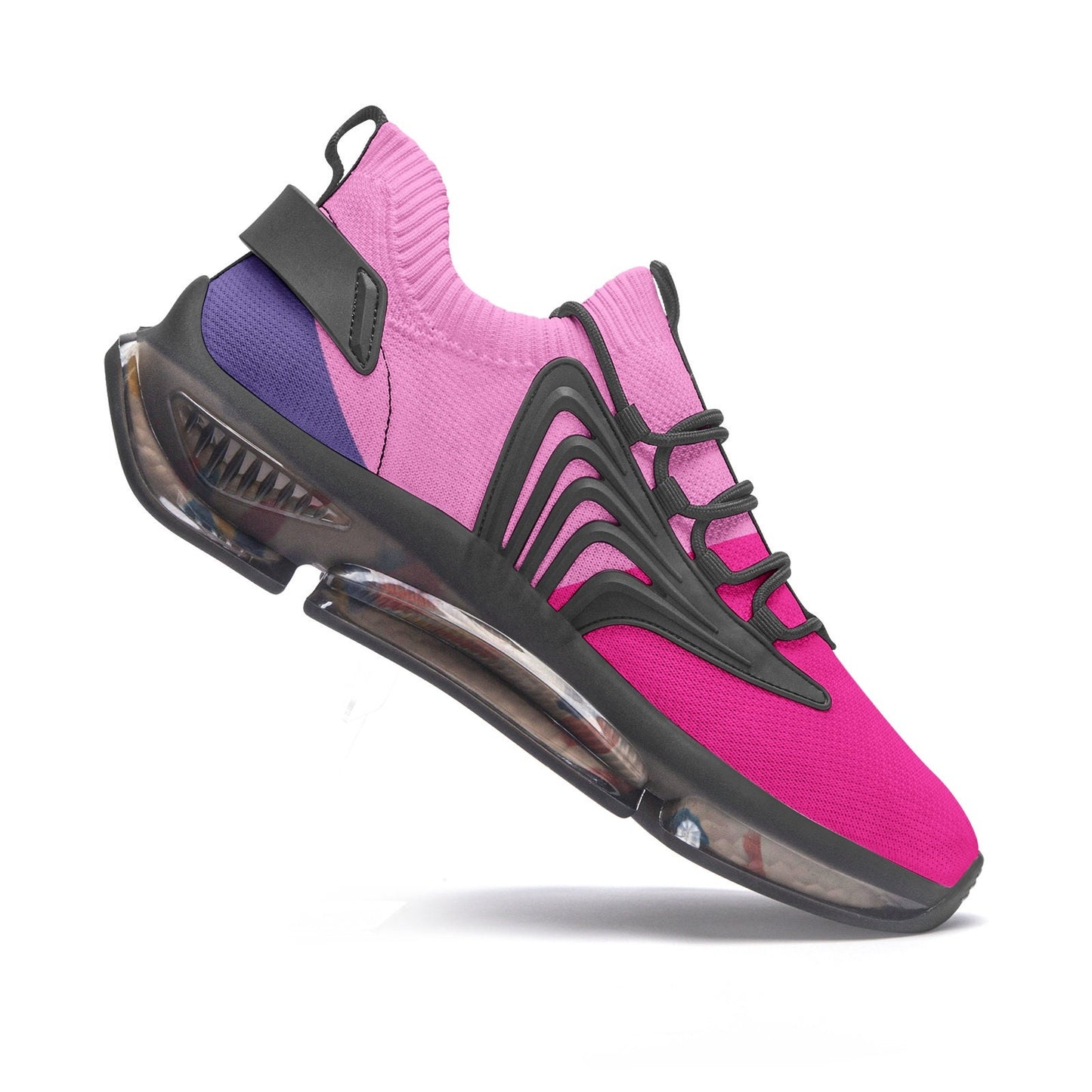 Pink Running Sneakers Unisex Low Top Mesh Sneakers