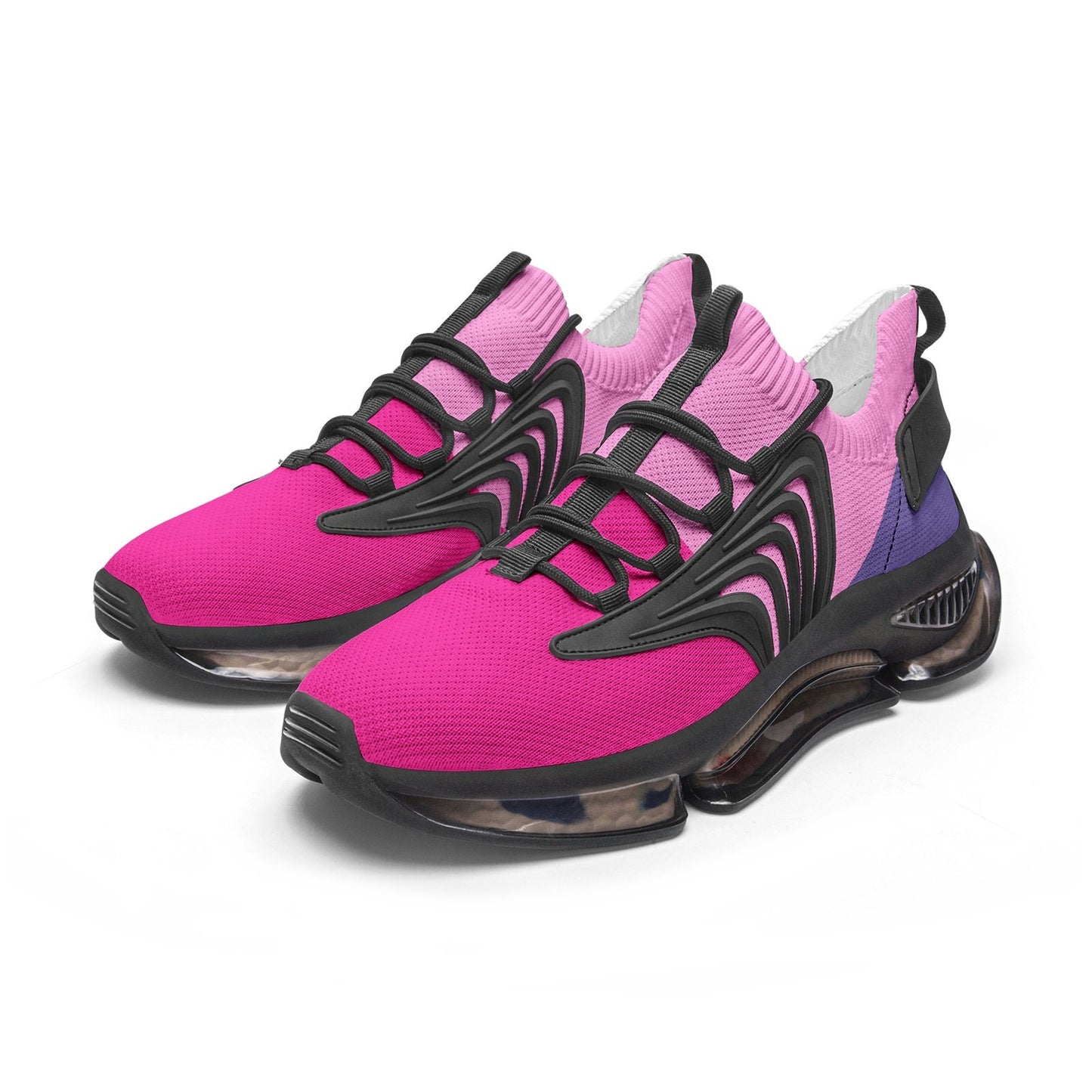 Pink Running Sneakers Unisex Low Top Mesh Sneakers