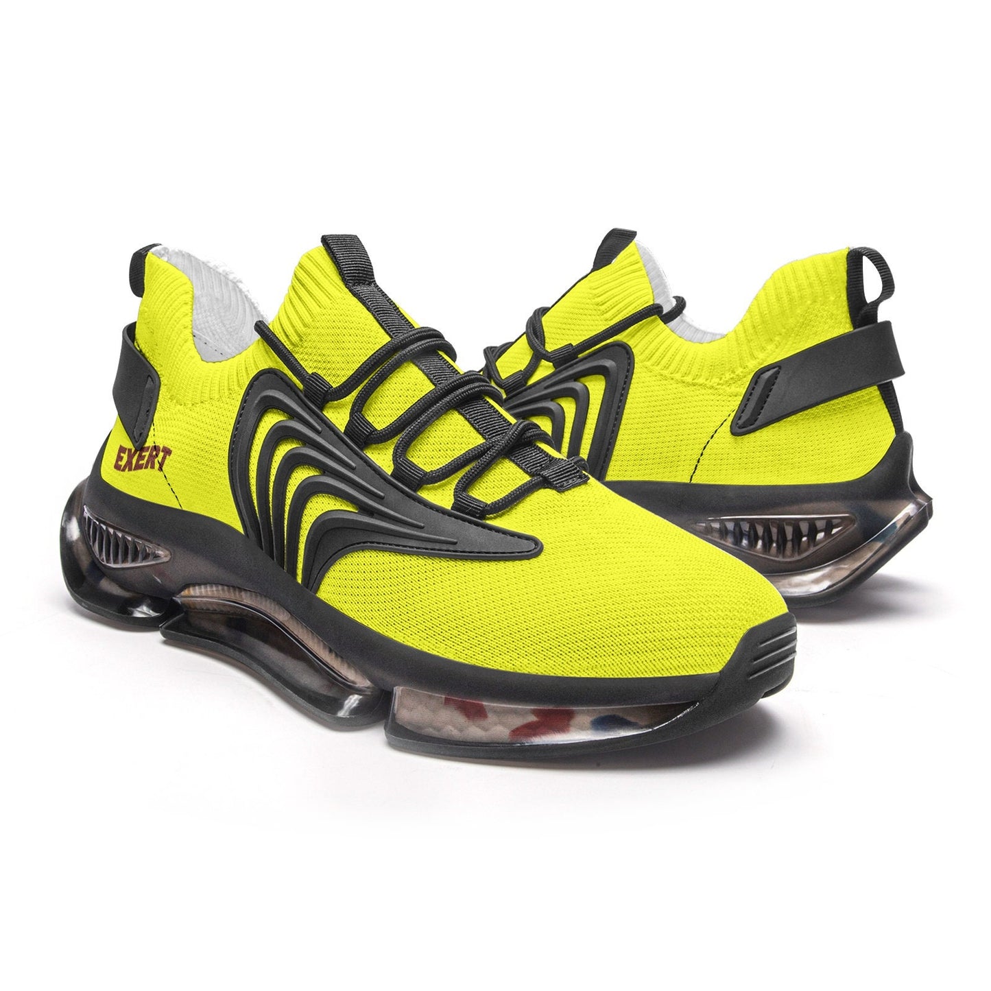 Yellow Running Sneakers Unisex Low Top Mesh Sneakers