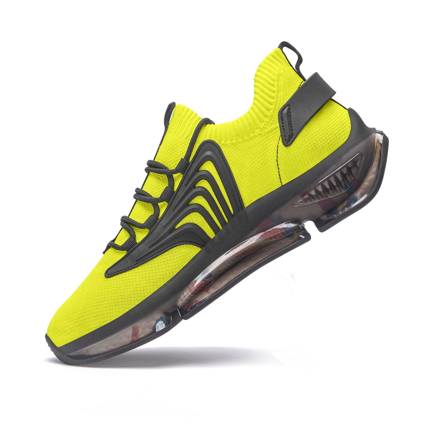 Yellow Running Sneakers Unisex Low Top Mesh Sneakers